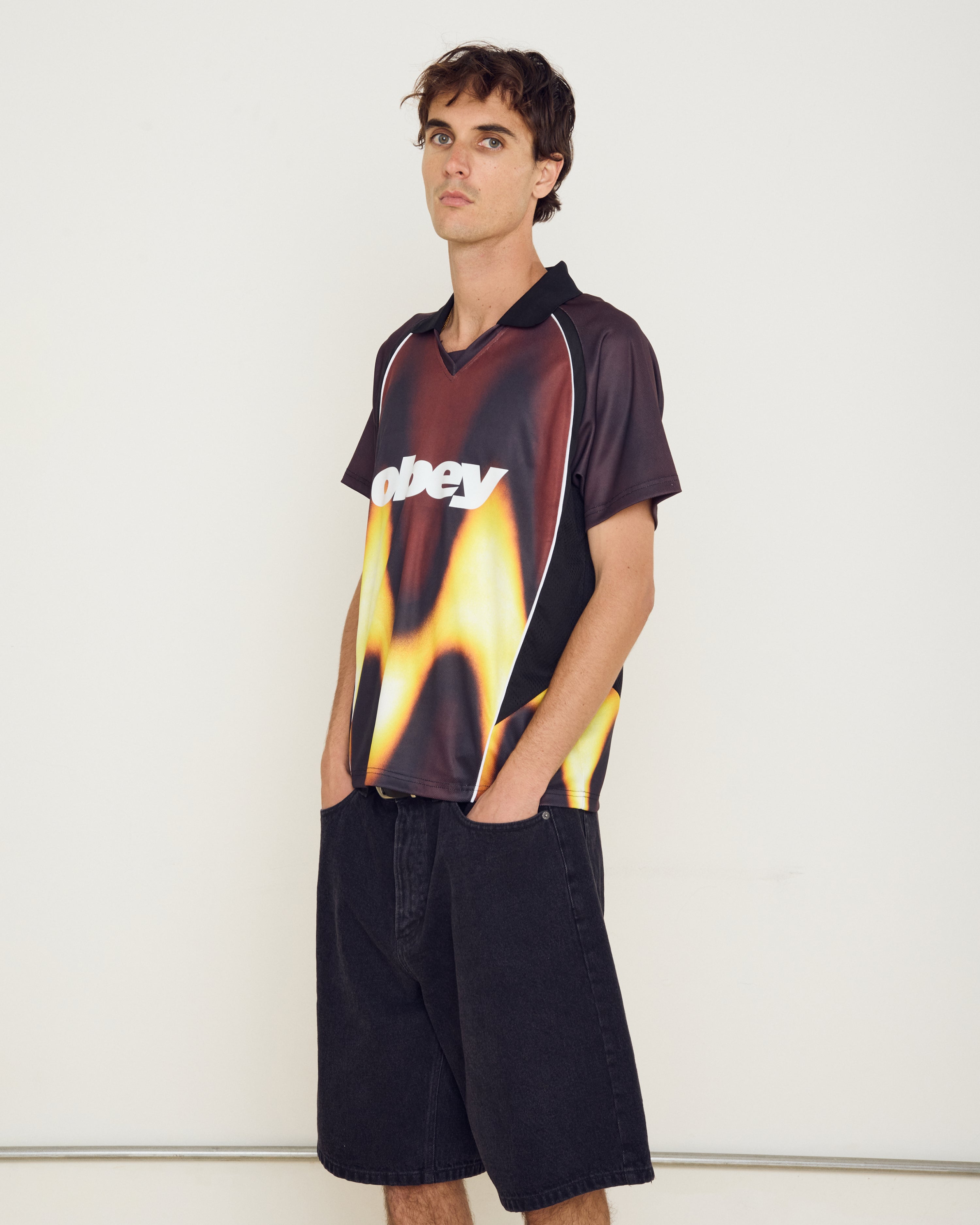 BLURRED SOCCER JERSEY – OBEY CLOTHING