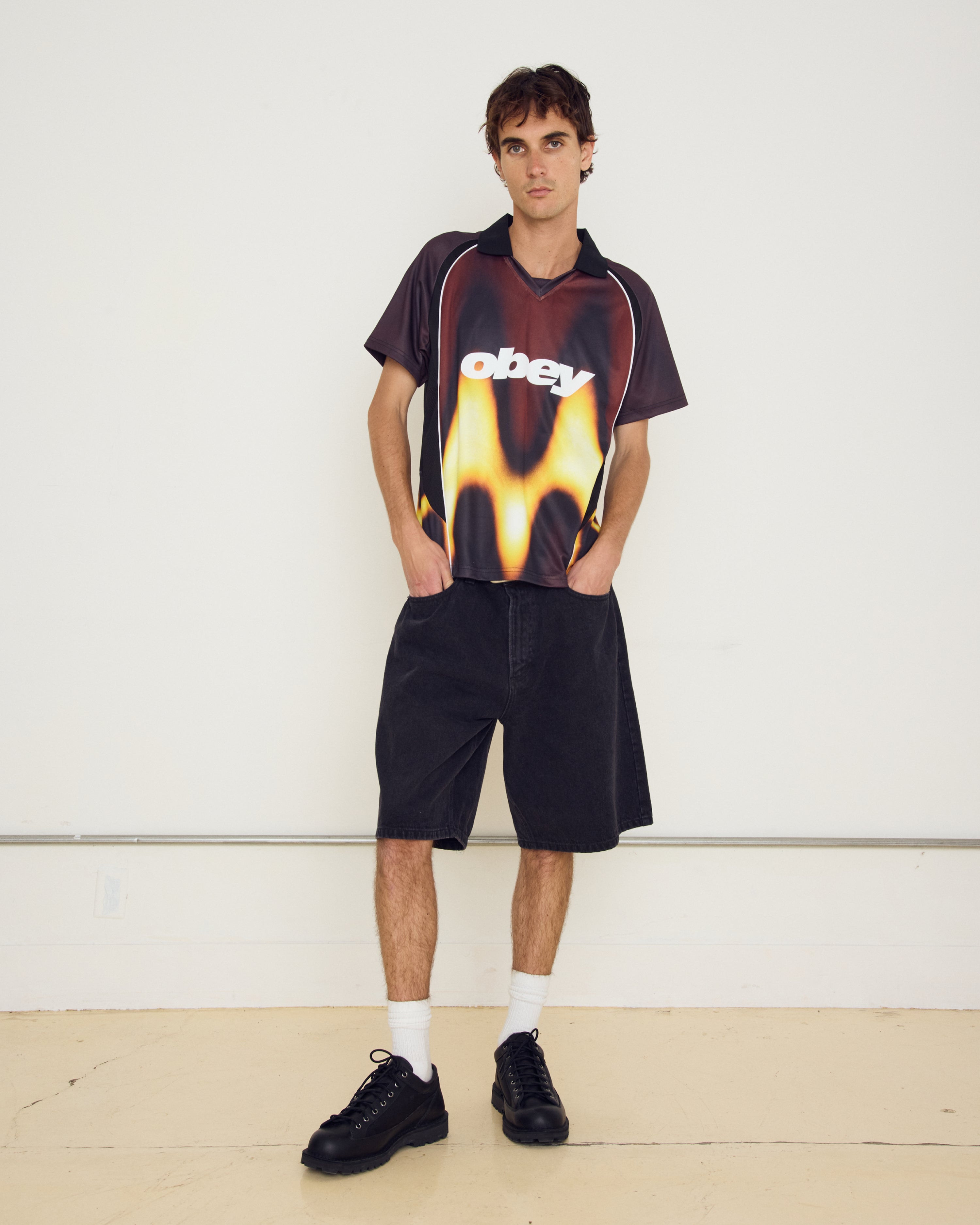 BLURRED SOCCER JERSEY – OBEY CLOTHING