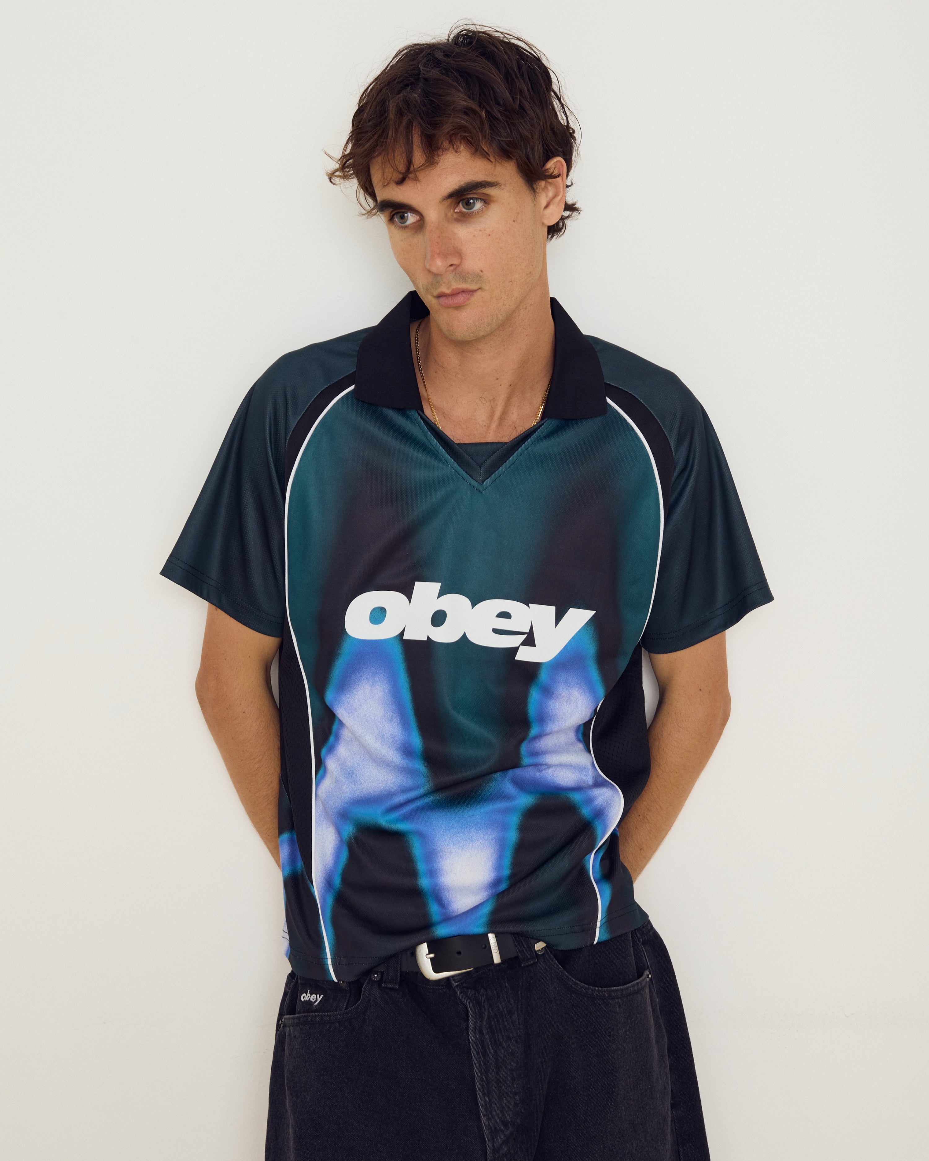 BLURRED SOCCER JERSEY – OBEY CLOTHING