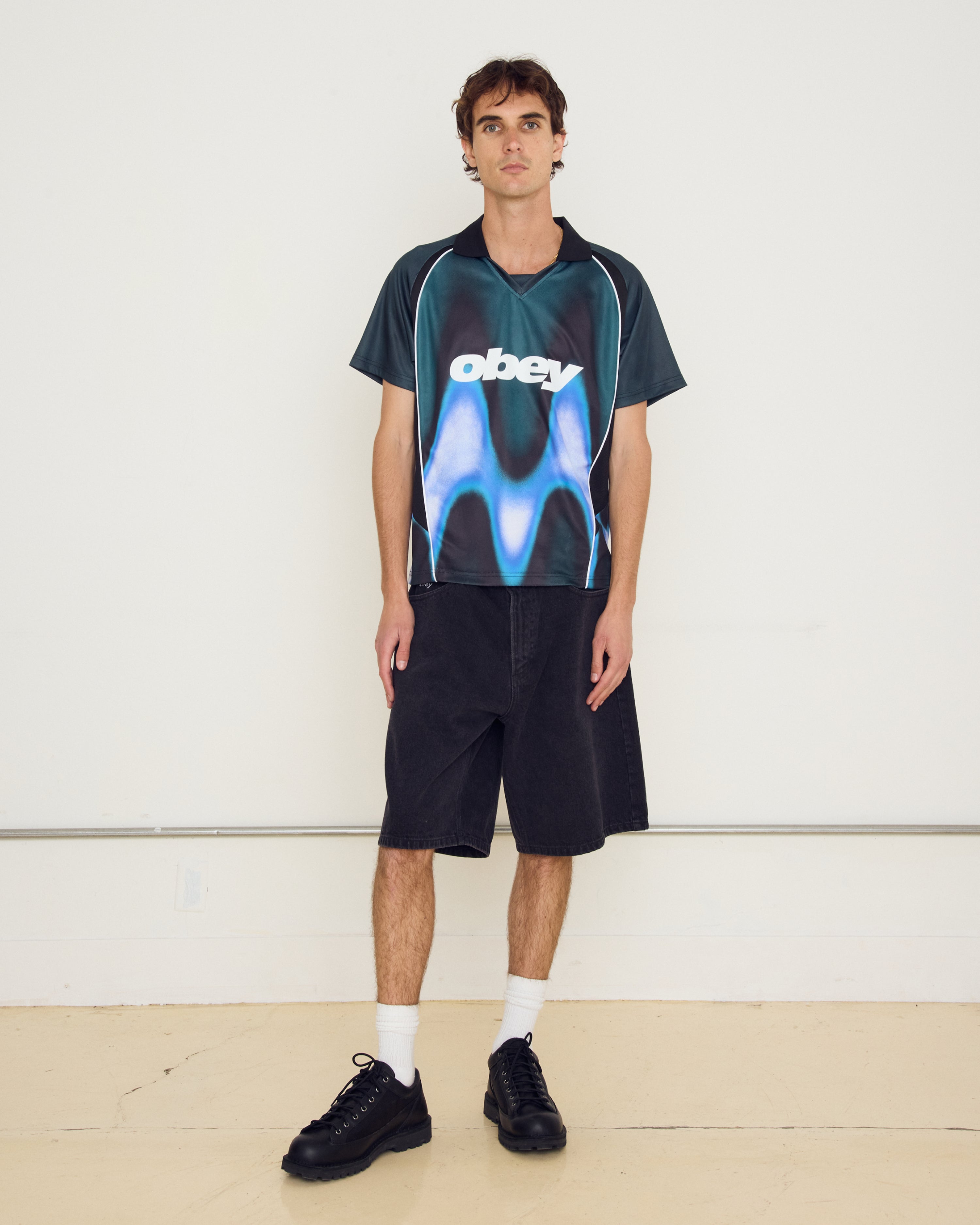 BLURRED SOCCER JERSEY – OBEY CLOTHING