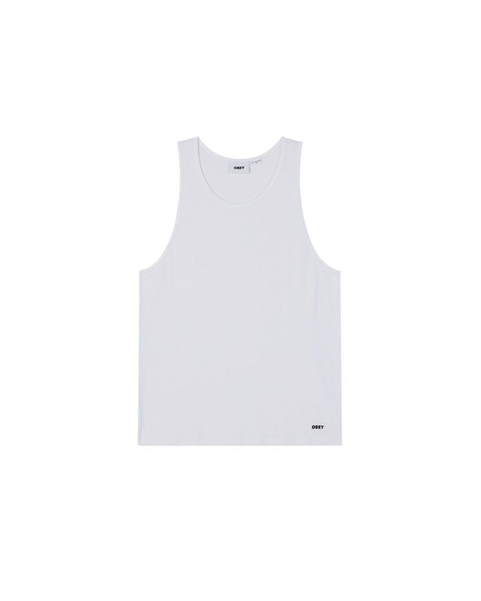 obey standard rib tank 2 pack white