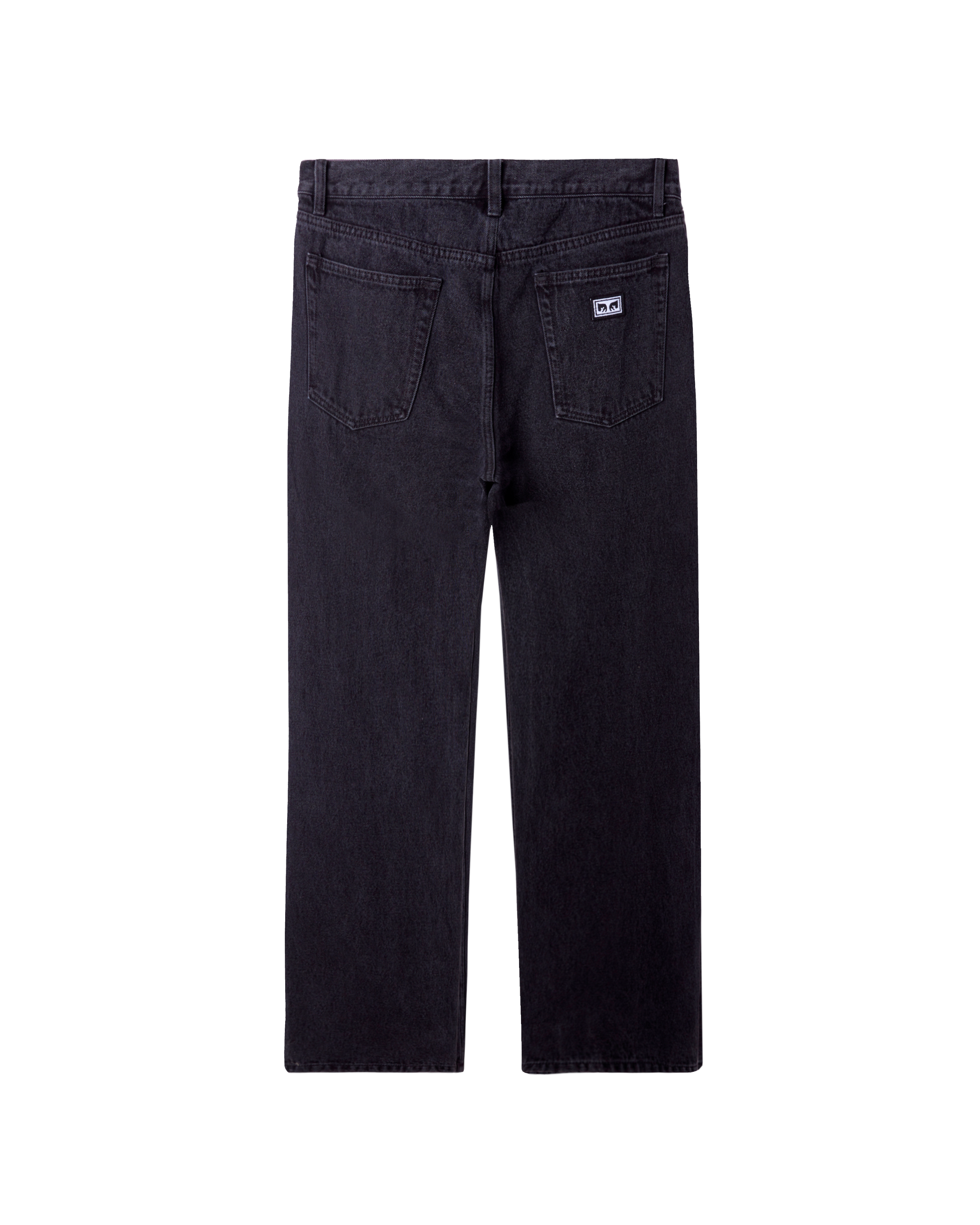 obey hardwork denim faded black