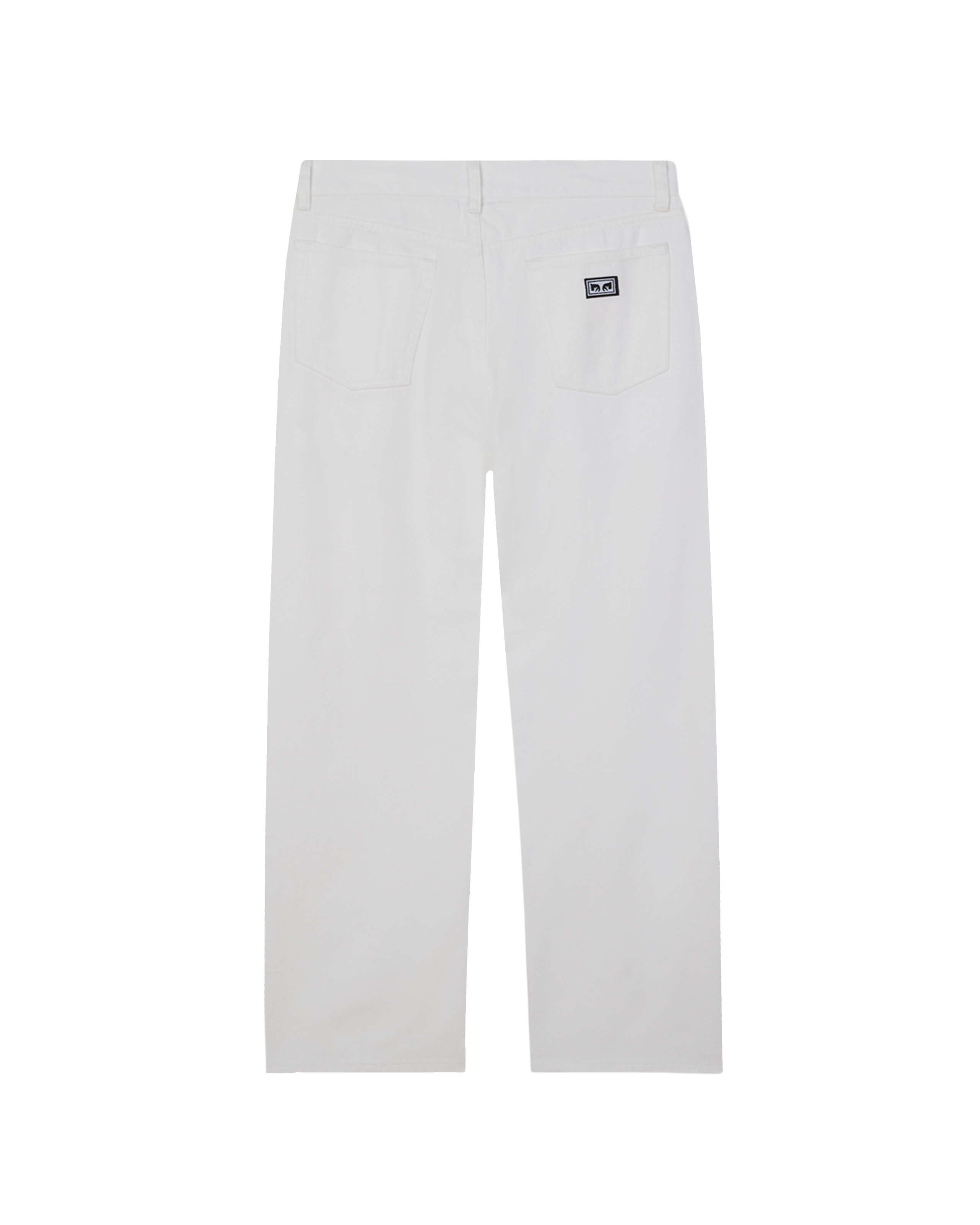 obey hardwork denim white faded wash (zoomed)