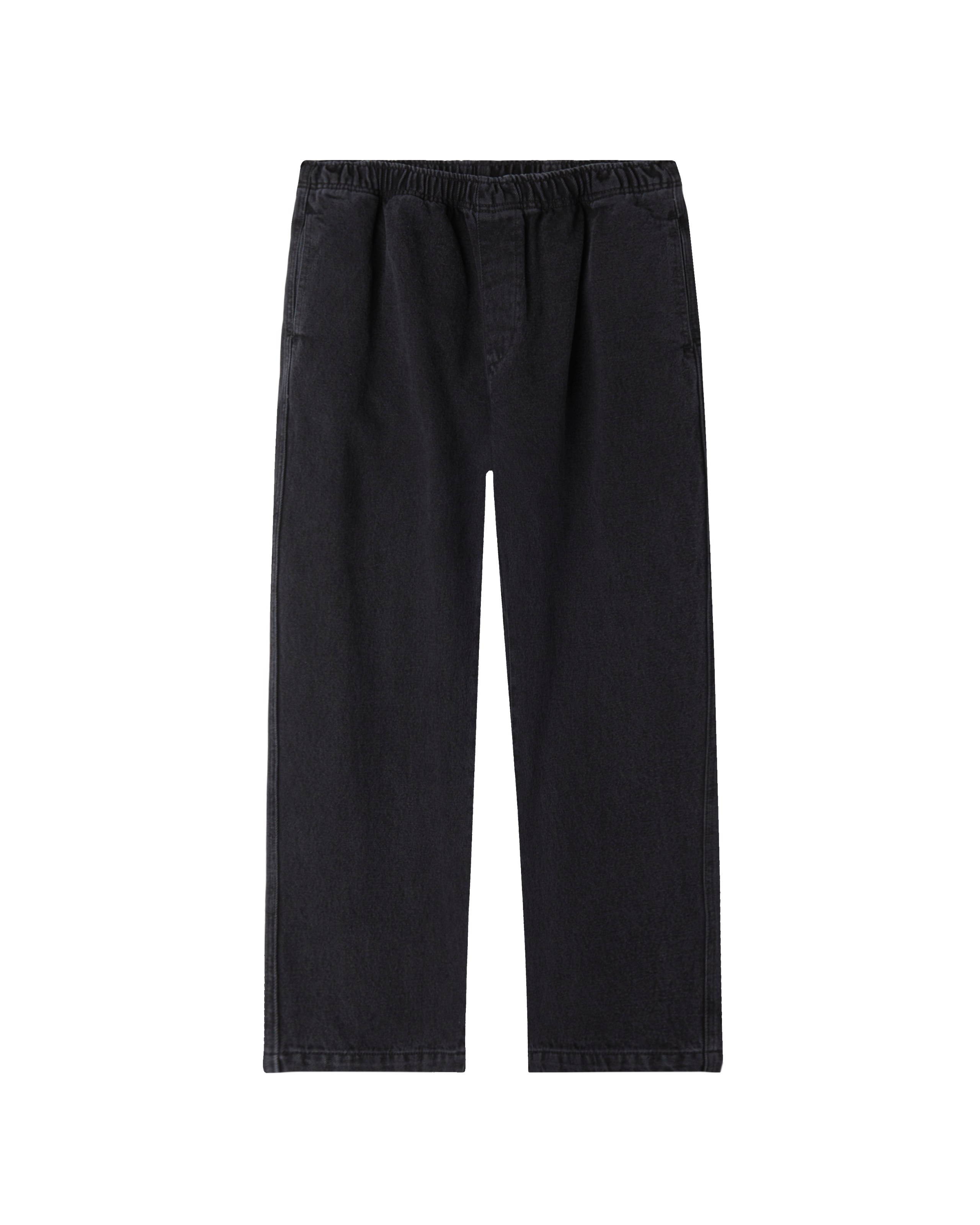 obey denim easy pant faded black (zoomed)