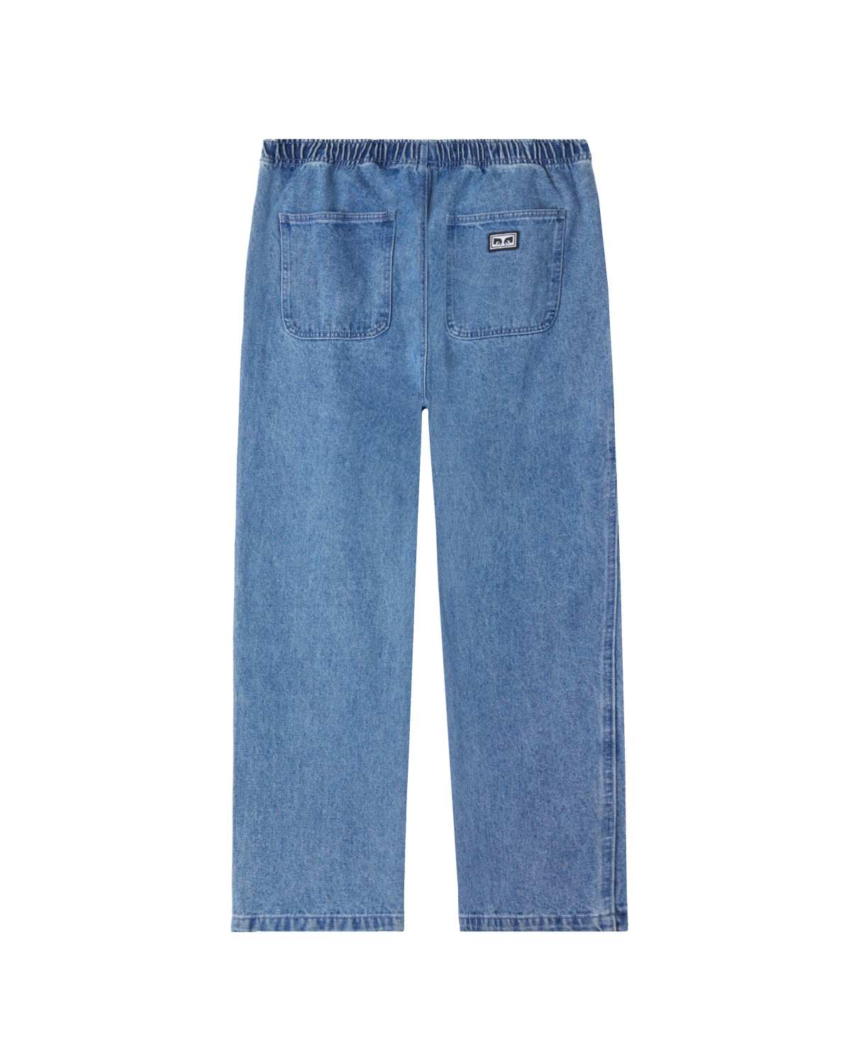 obey denim easy pant light indigo