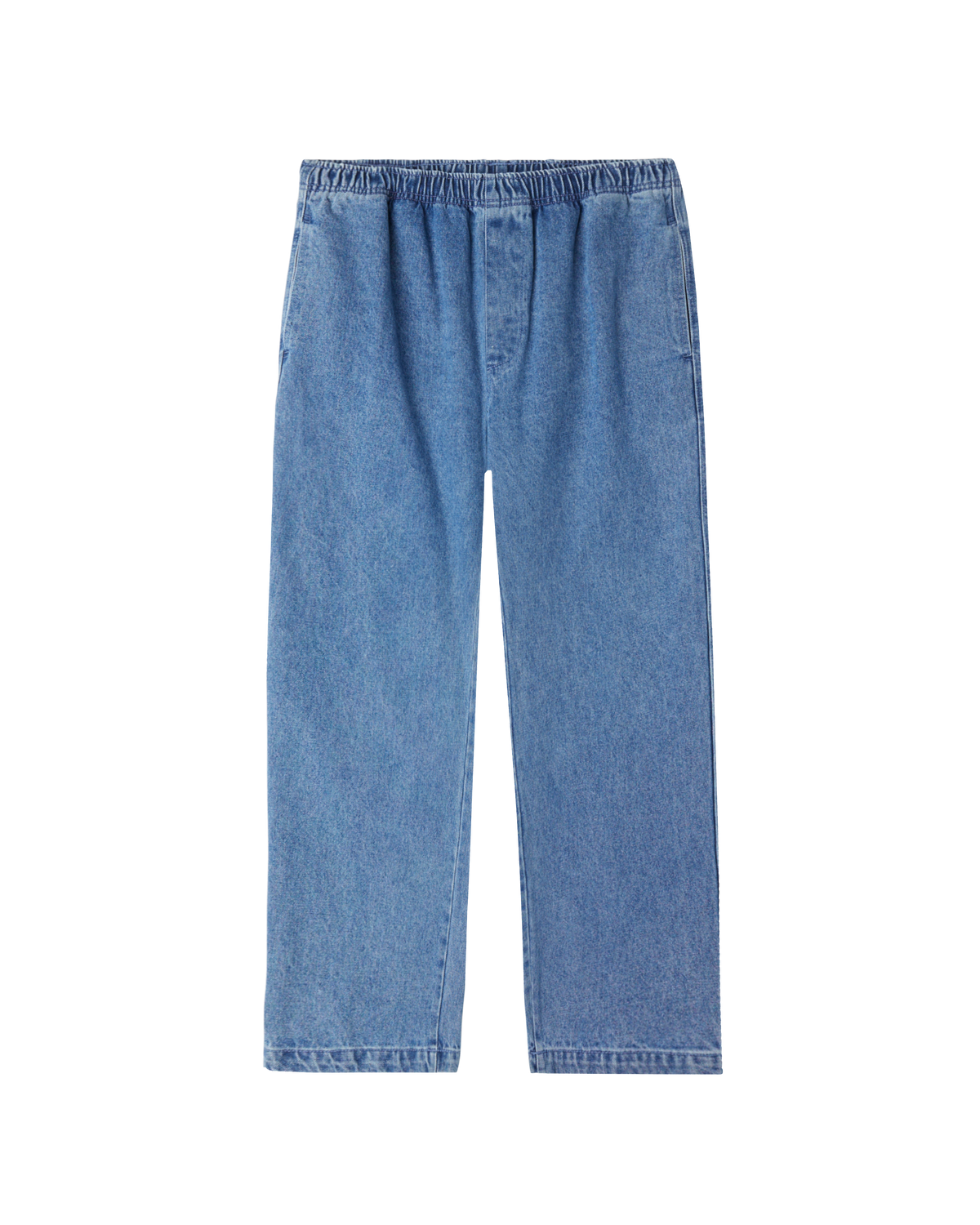 obey denim easy pant light indigo