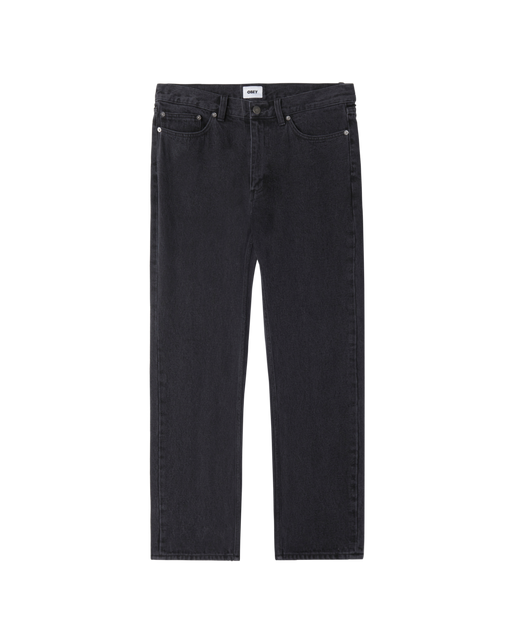 obey bender denim faded black