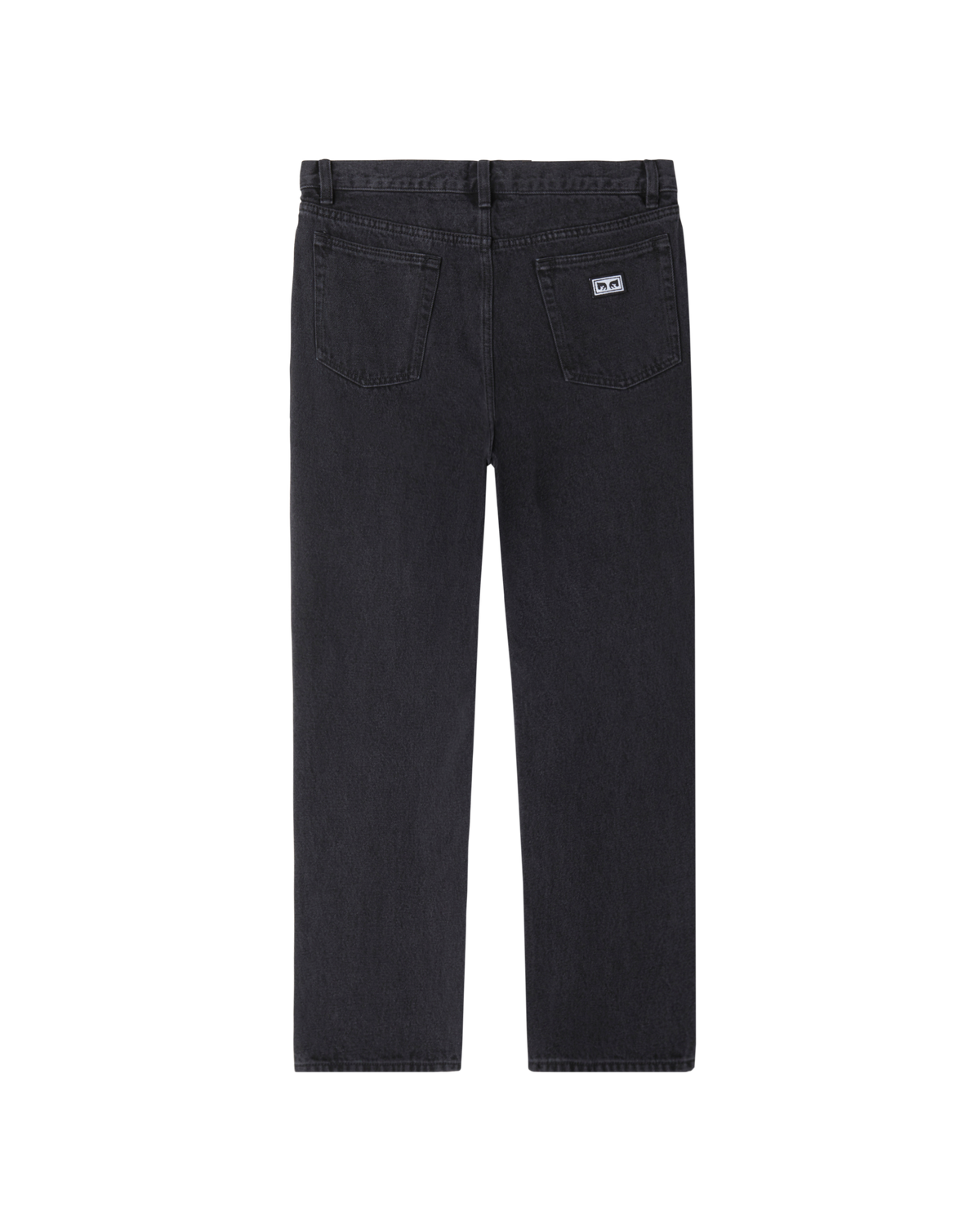 obey bender denim faded black