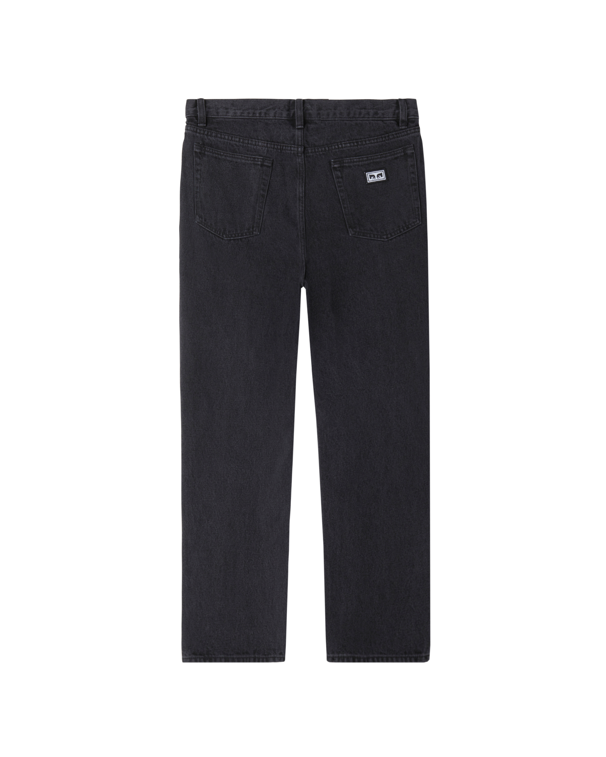 obey bender denim faded black