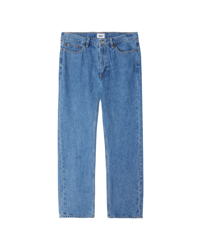 obey bender denim light indigo