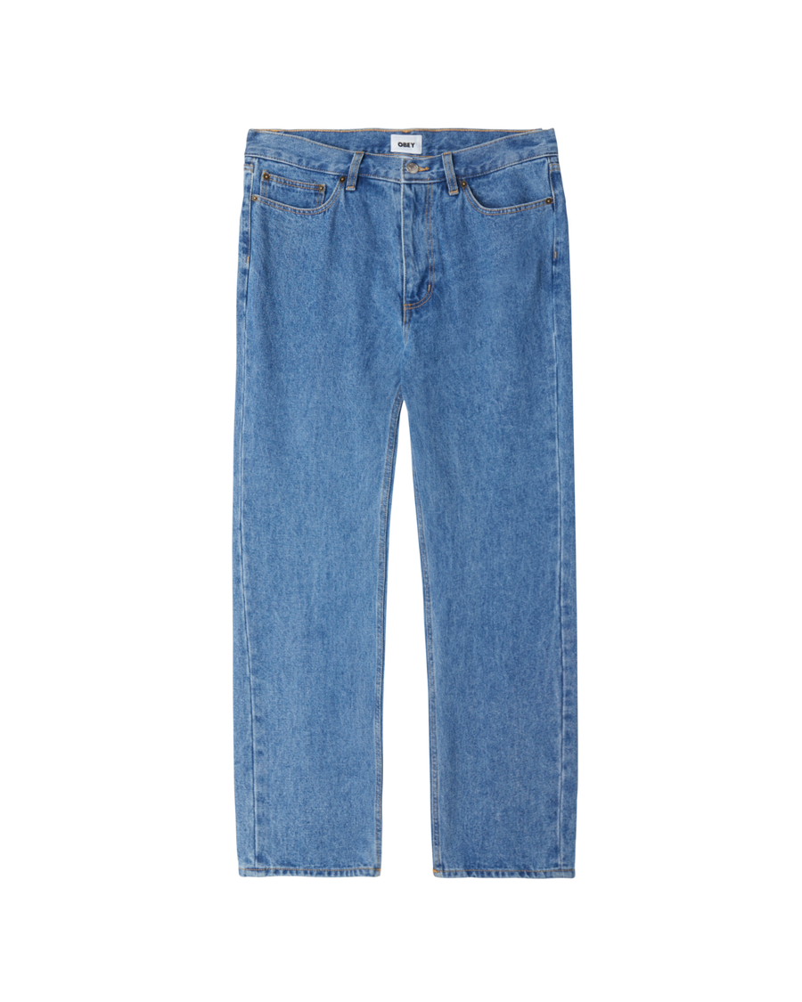 obey bender denim light indigo