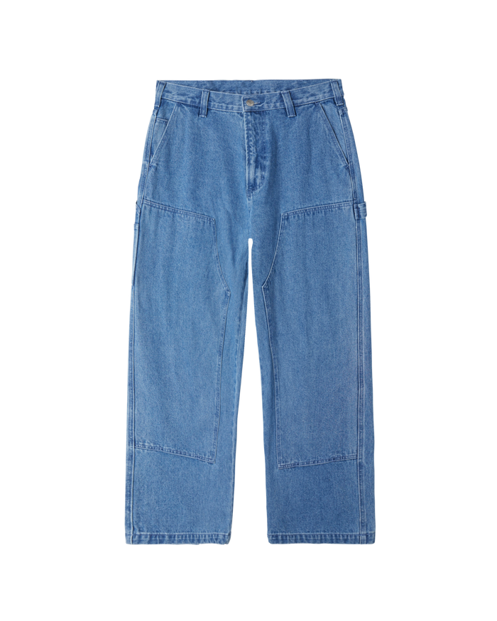 obey bigwig denim carpenter pant light indigo