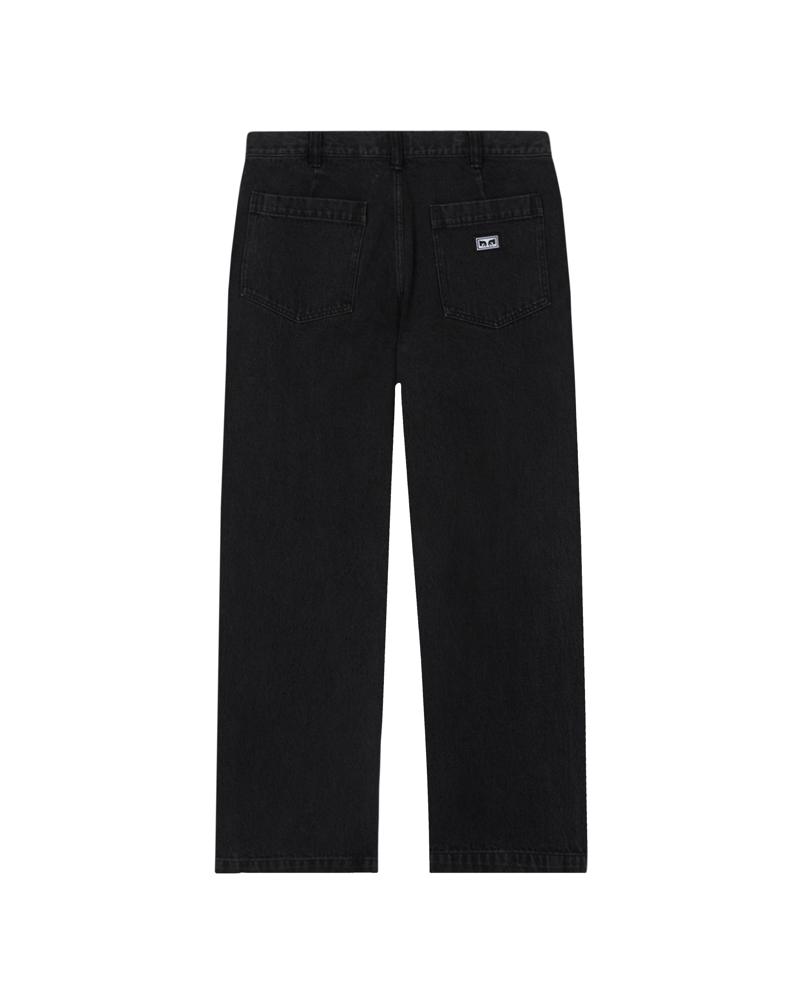 obey big timer utility denim faded black (zoomed)