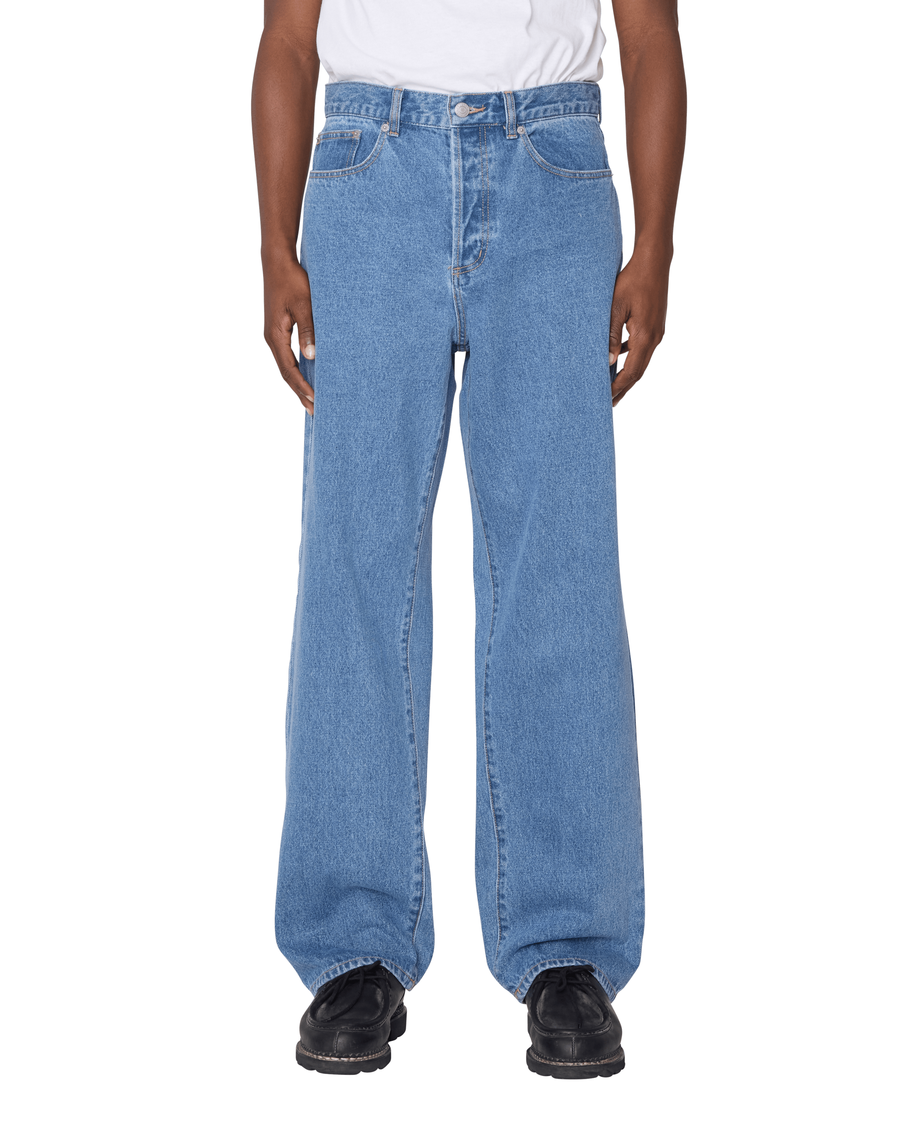 Camphor wood wide baggy overdye denim S Camphor 【公式通販】