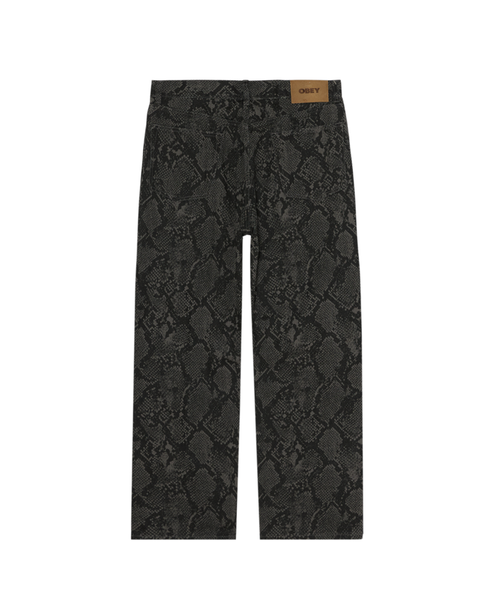 obey-classic-baggy-denim-snake-print - alternate view