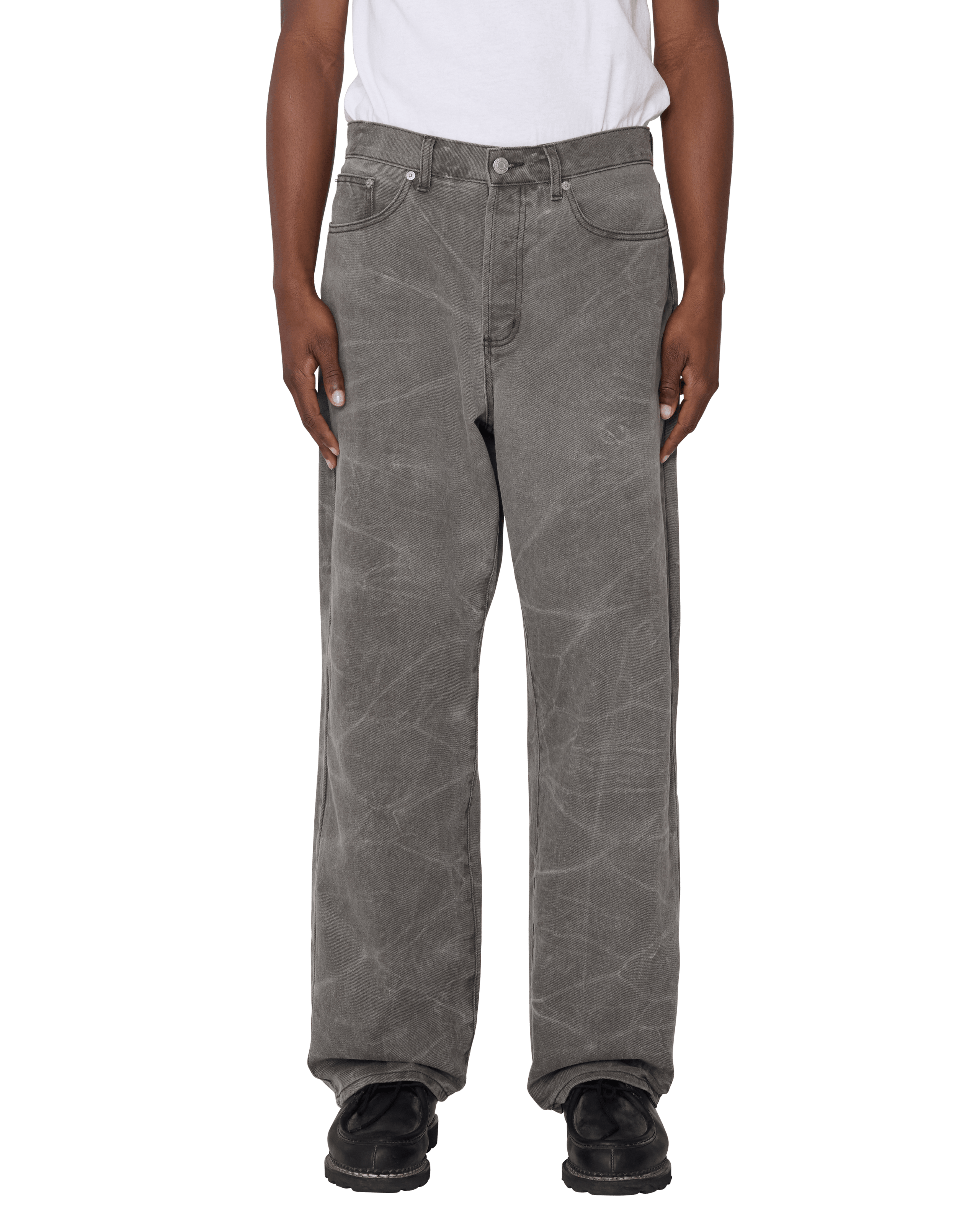 CLASSIC WRINKLE BAGGY DENIM (zoomed)