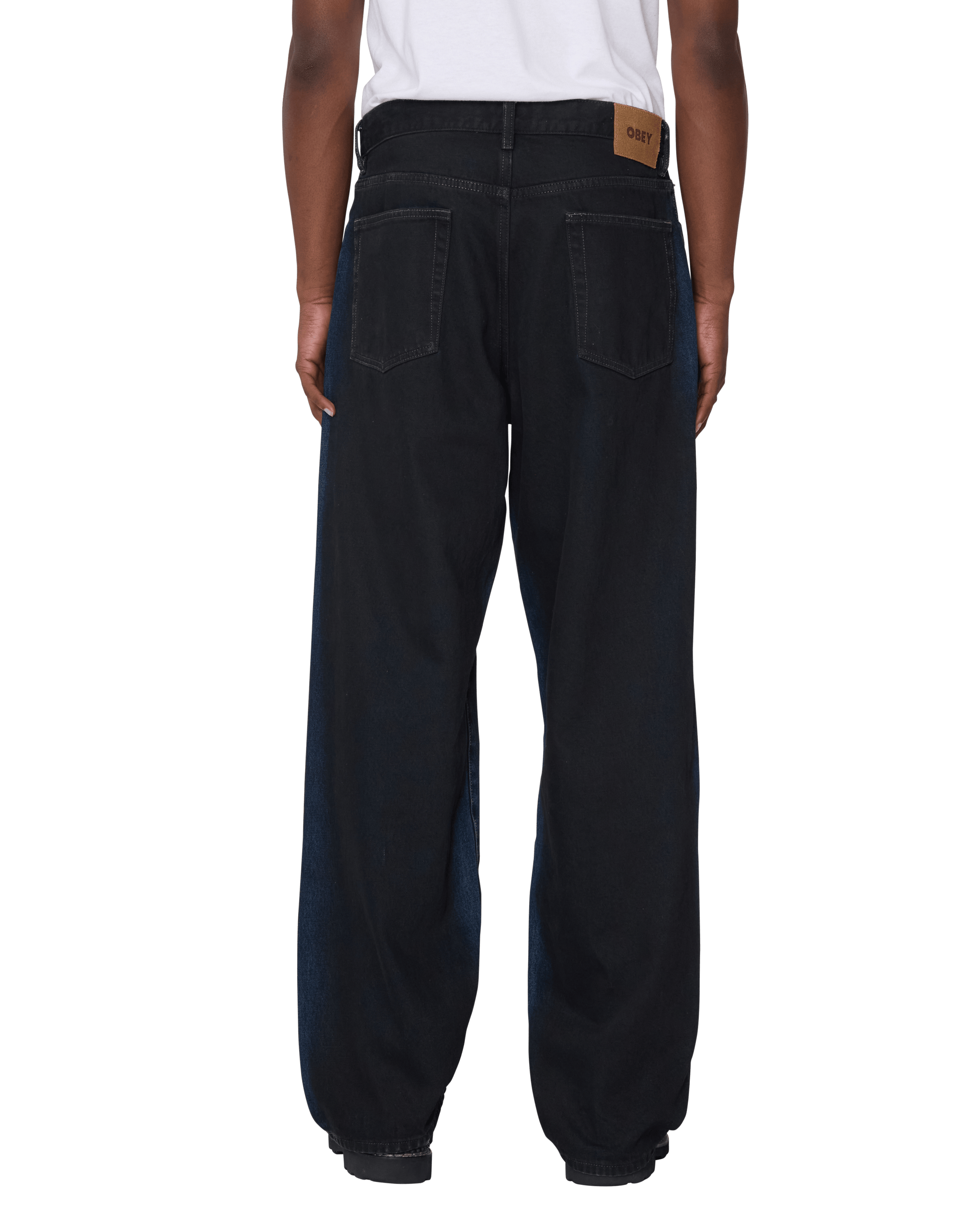 CLASSIC BAGGY SPRAY DENIM (zoomed)