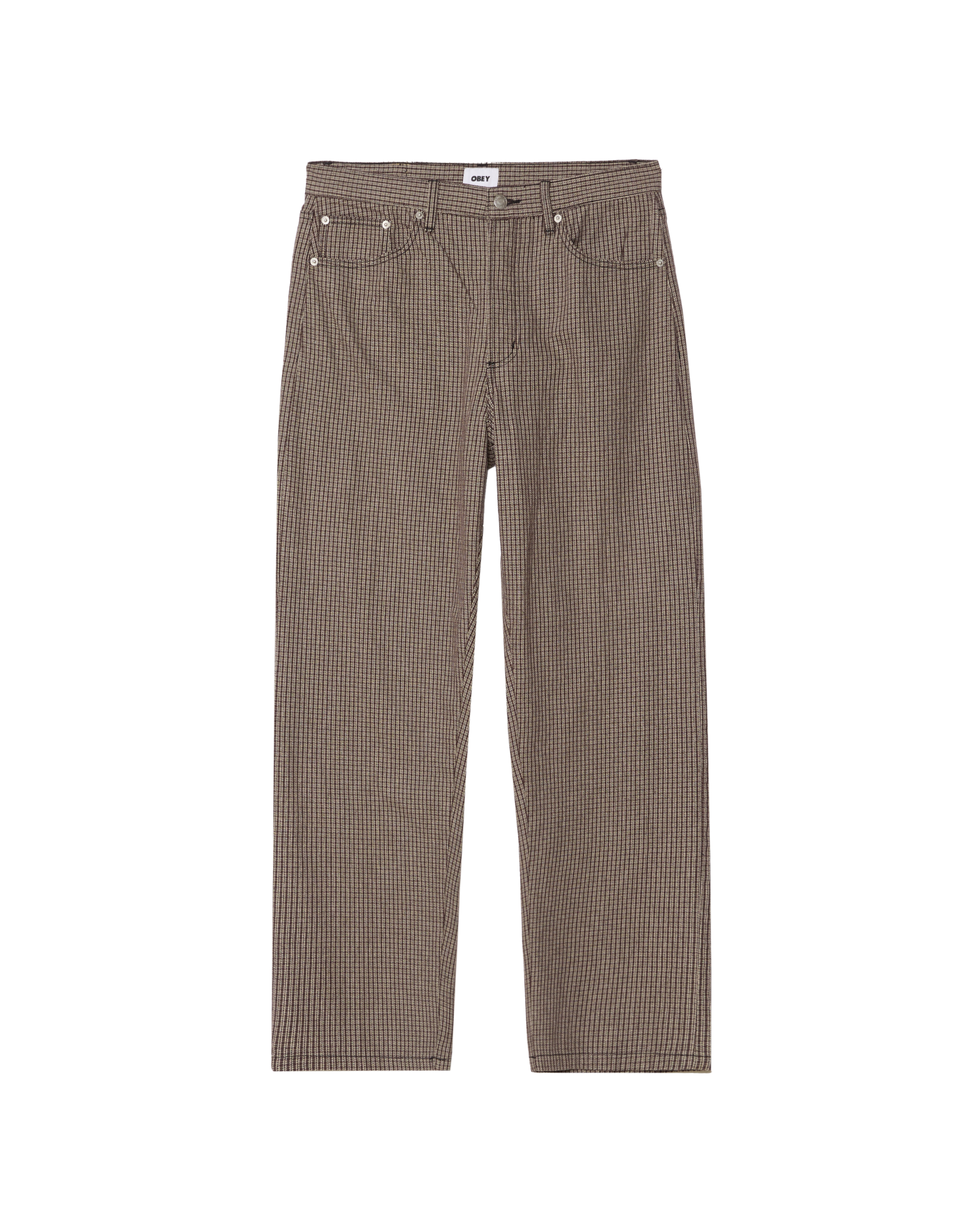 CLASSIC BAGGY PLAID DENIM (zoomed)