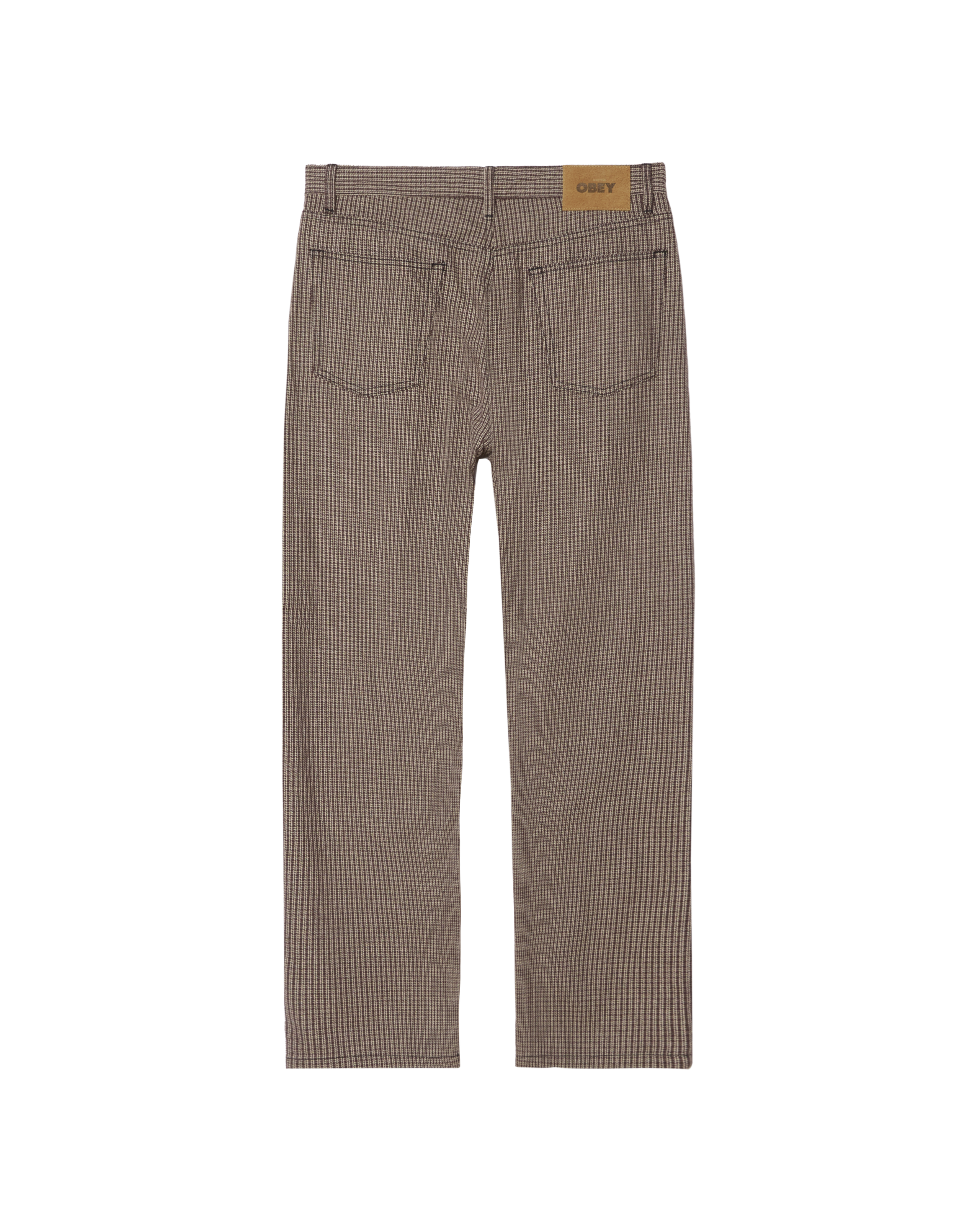 CLASSIC BAGGY PLAID DENIM (zoomed)