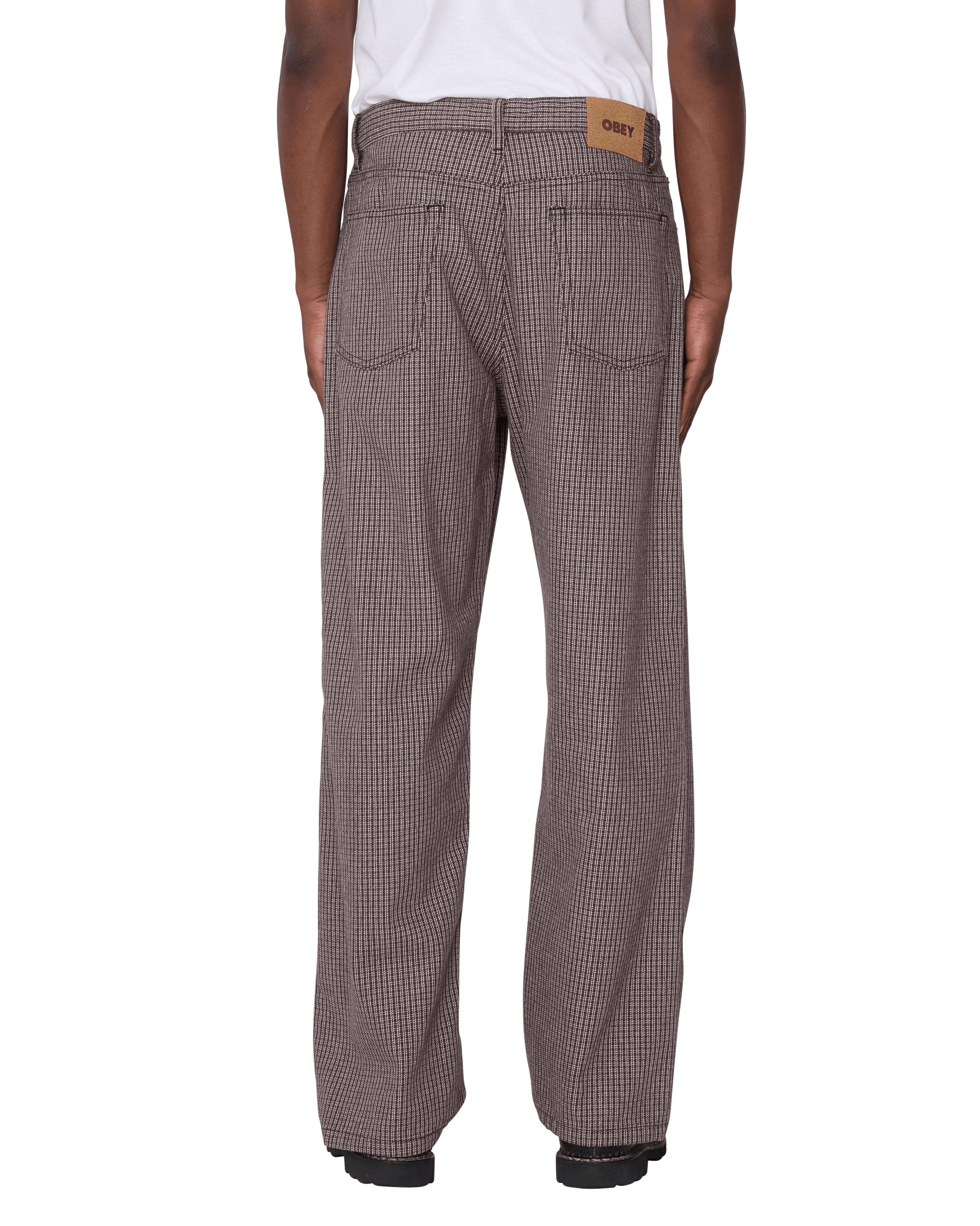 CLASSIC BAGGY PLAID DENIM (zoomed)