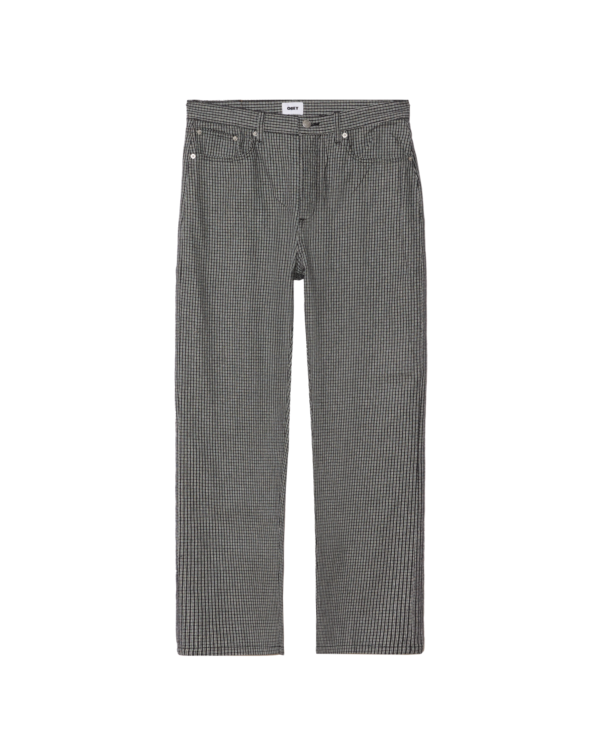 CLASSIC BAGGY PLAID DENIM (zoomed)