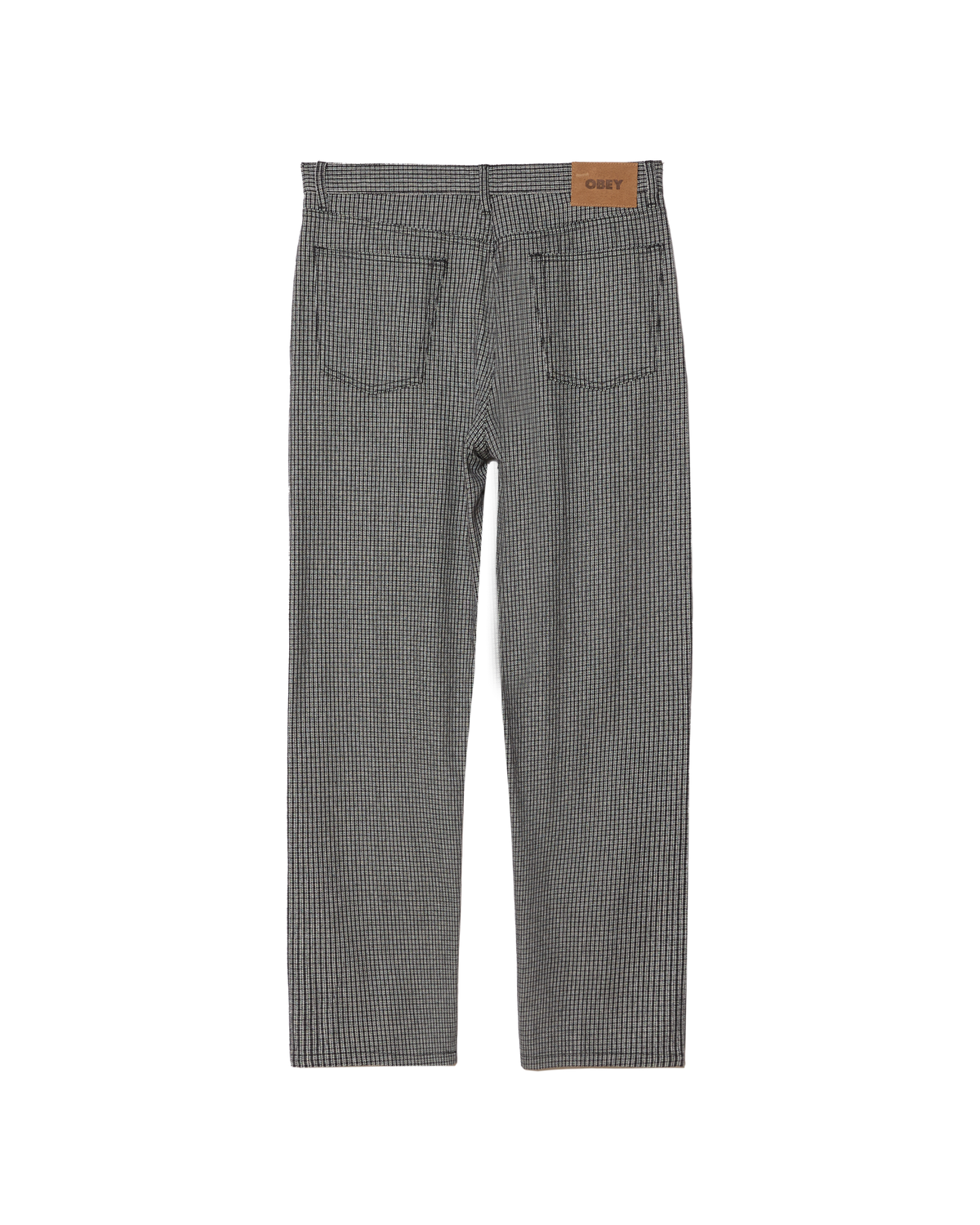 CLASSIC BAGGY PLAID DENIM