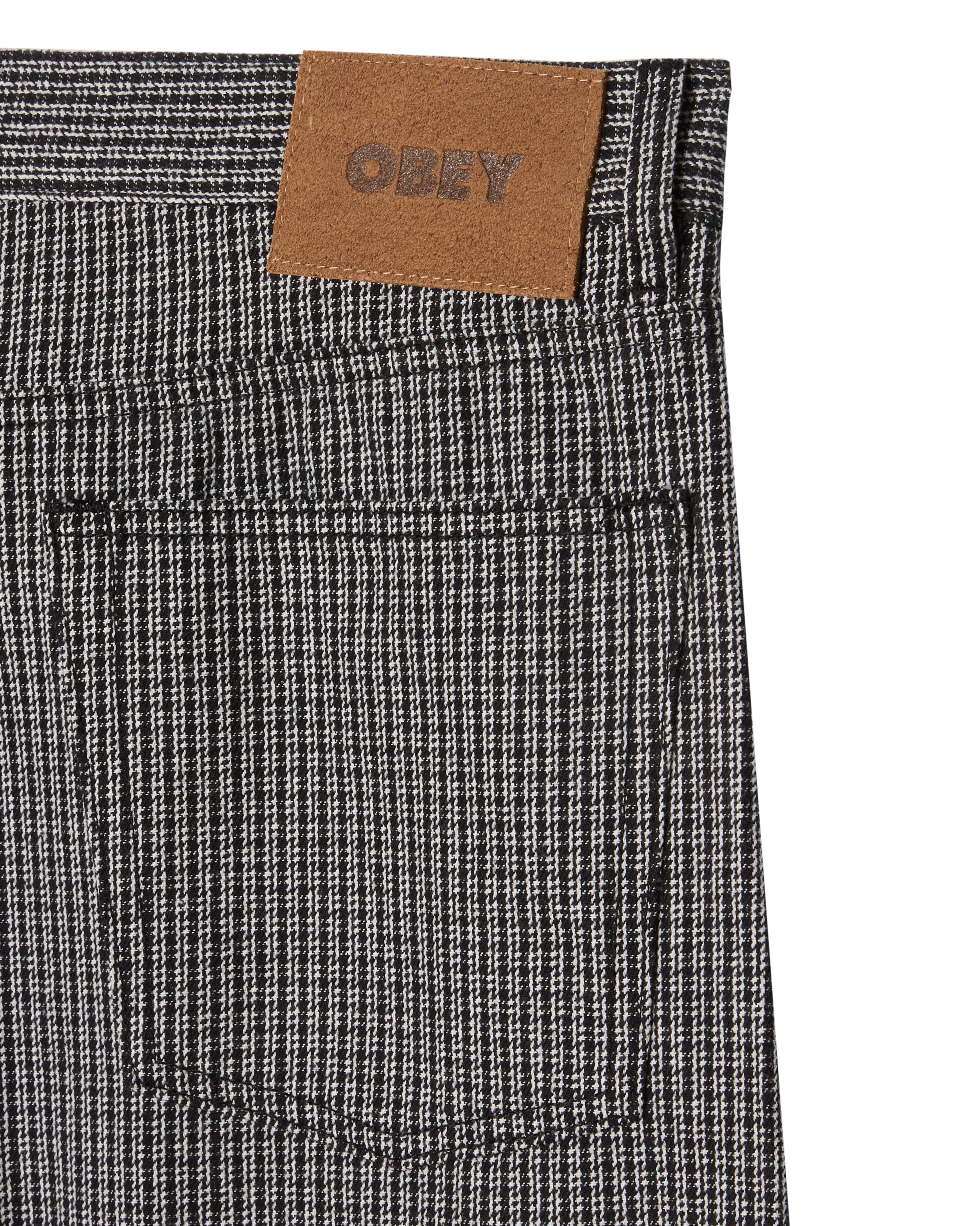 CLASSIC BAGGY PLAID DENIM (zoomed)