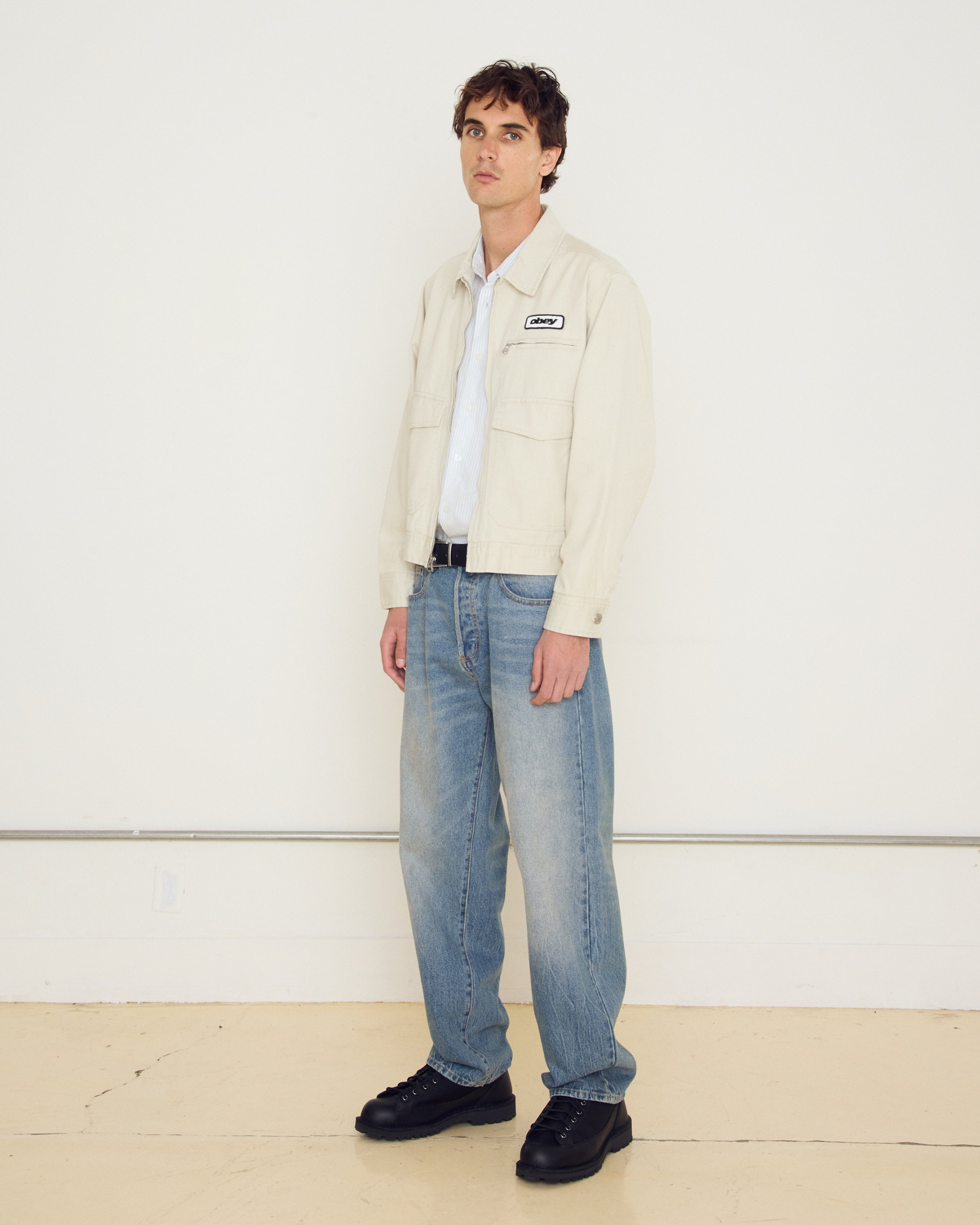 ジーンズ OBEY CLASSIC BAGGY DENIM（オベイ クラシック バギー デニム 