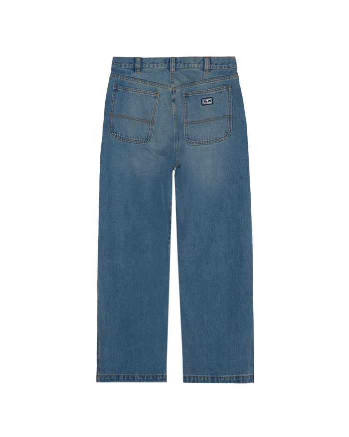 obey-bigwig-carpenter-utility-denim-paint-splatter-wash - alternate view