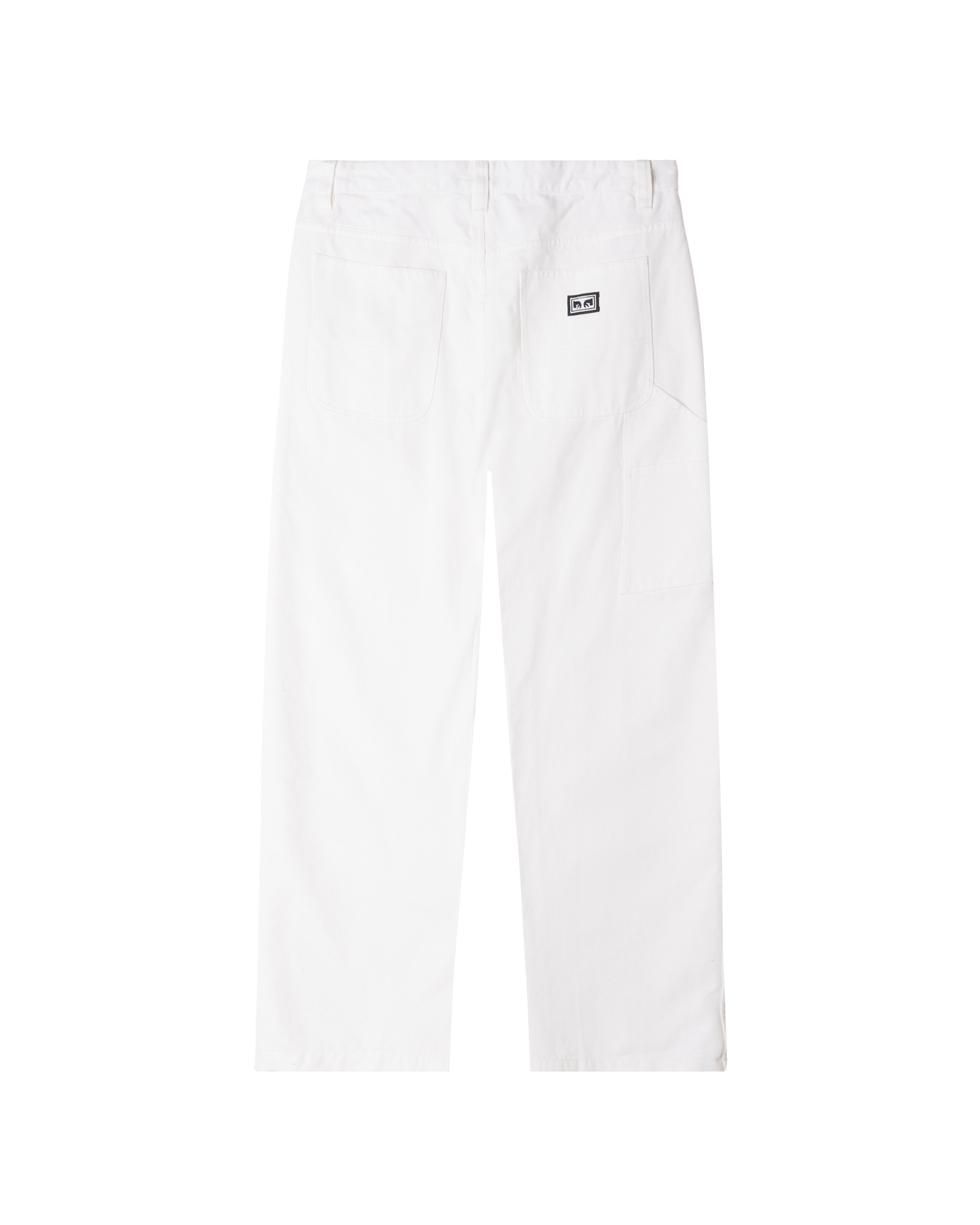 obey hardwork carpenter pant white