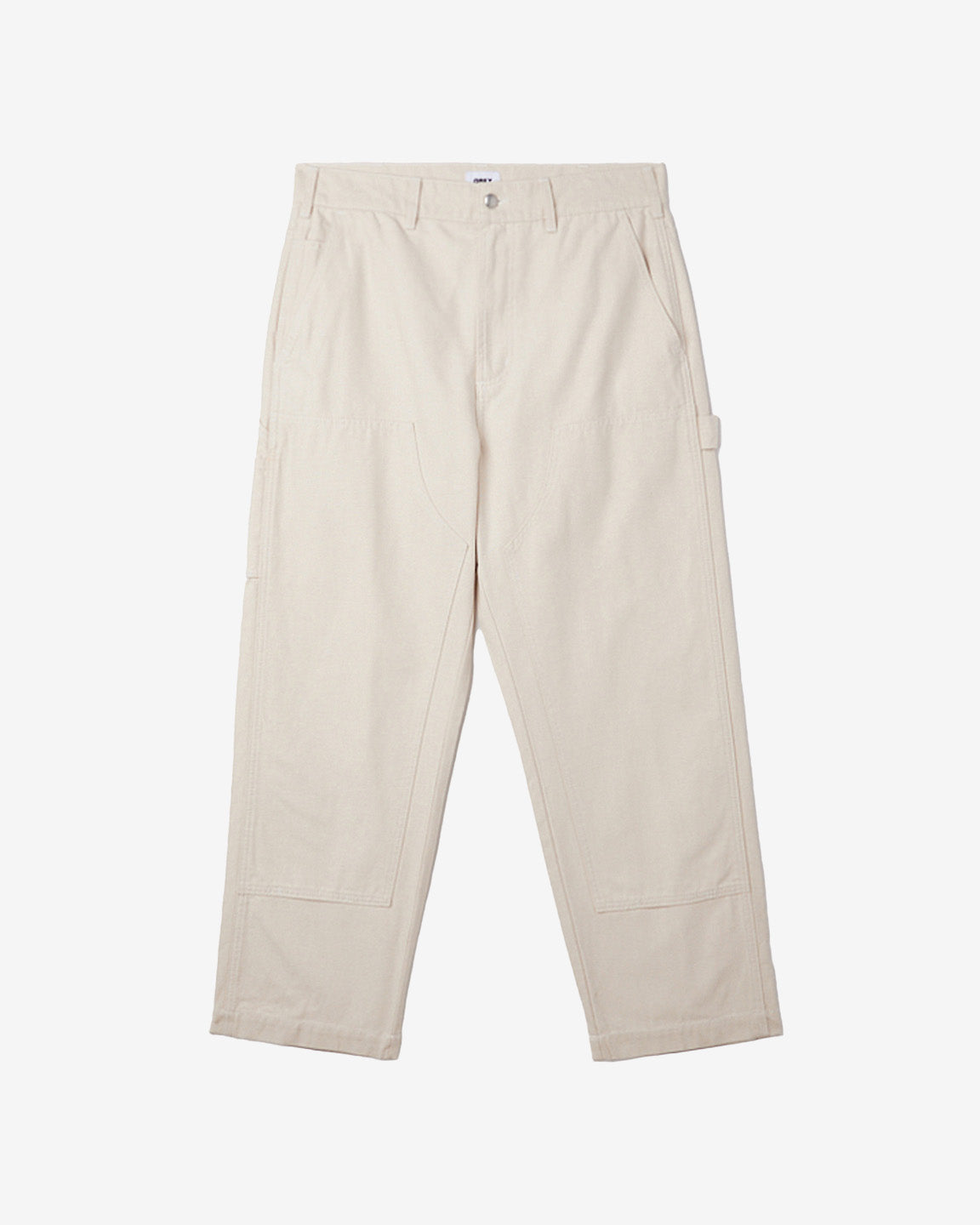 obey big timer twill double knee pant clay