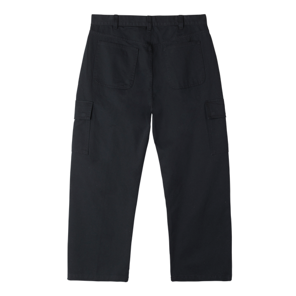 Big Bill 6 Pocket Cargo Pants, Heavy-Duty Twill, 34W x 32L, Black