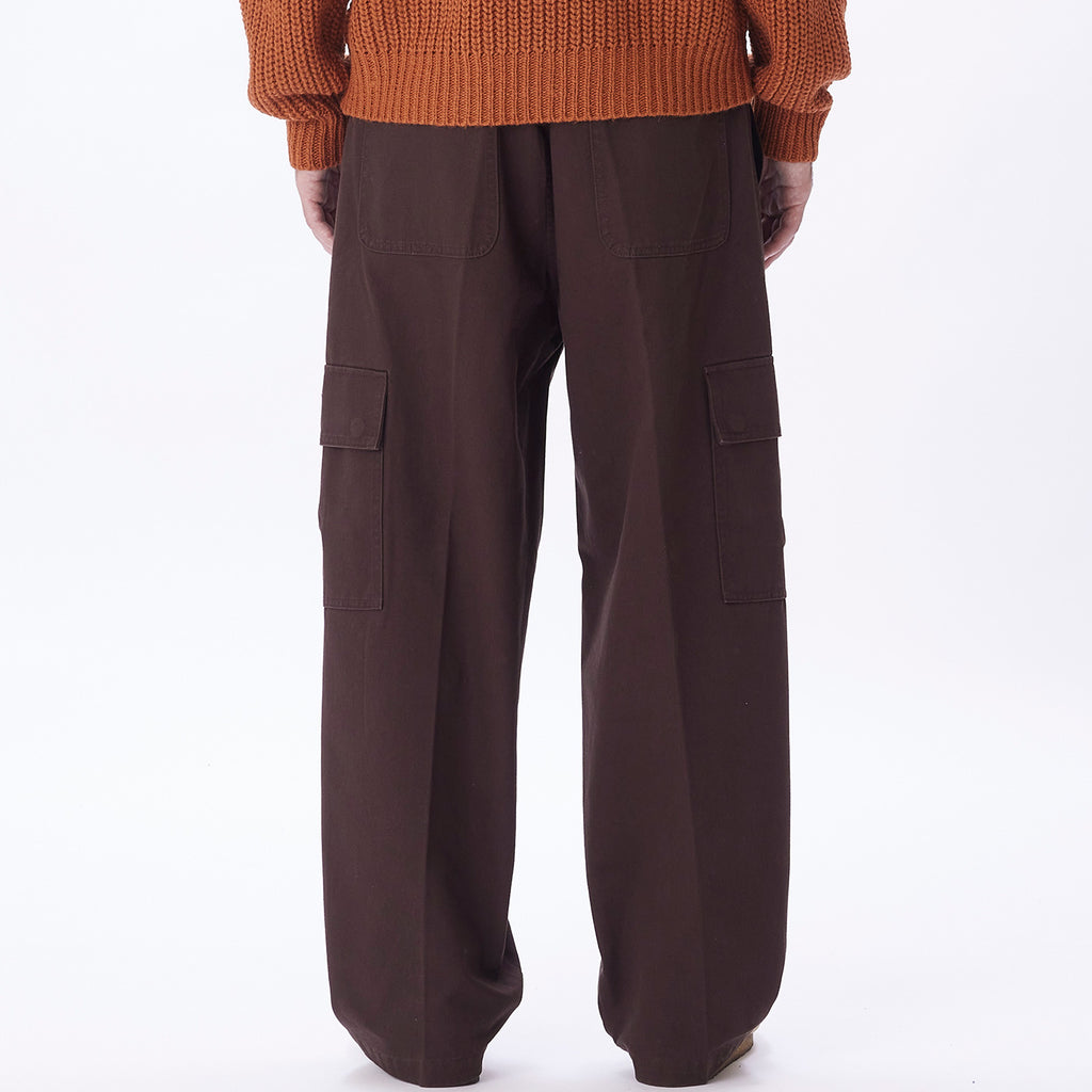 BIGWIG BAGGY TWILL CARGO PANT JAVA BROWN | OBEY Clothing