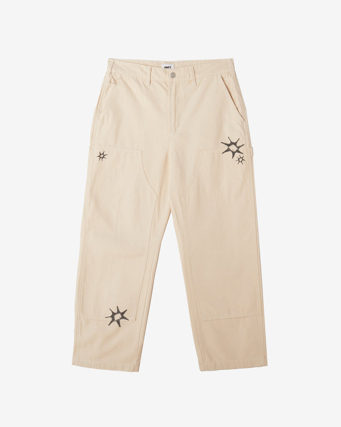 obey big timer printed carpenter pant clay