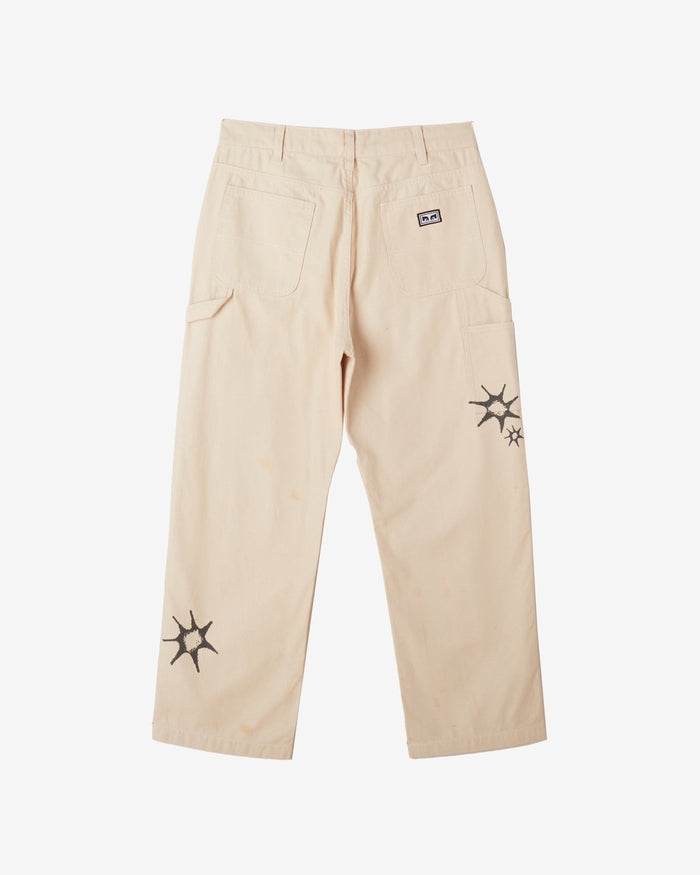 obey big timer printed carpenter pant clay