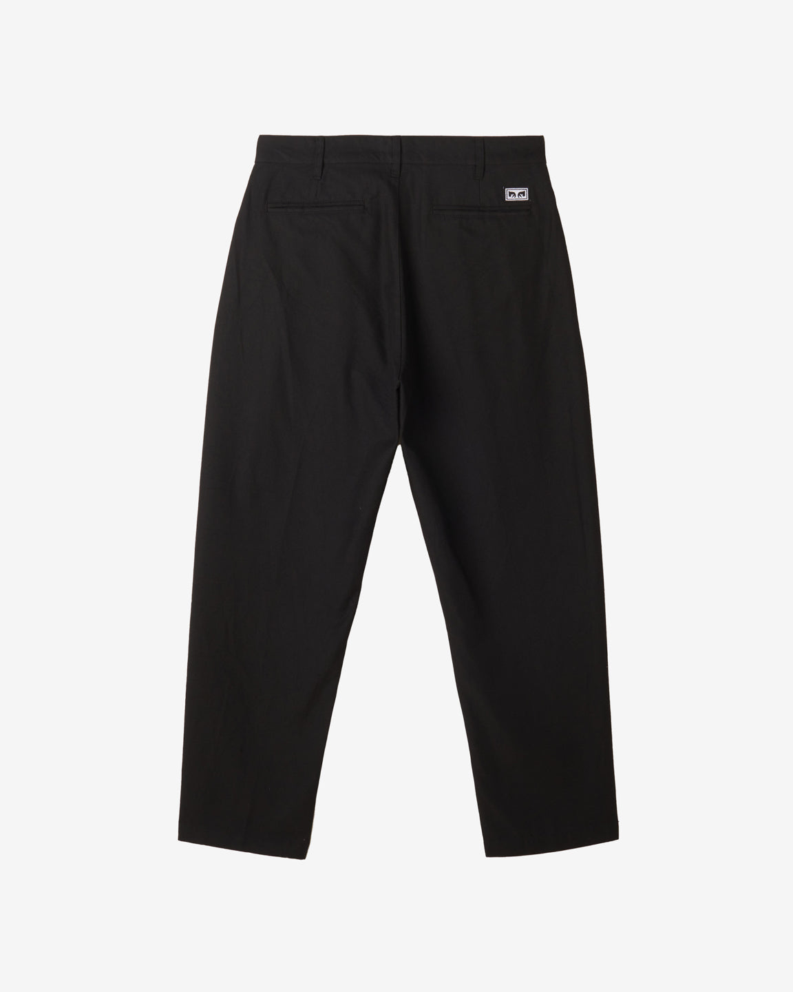 obey fubar pleated pant black