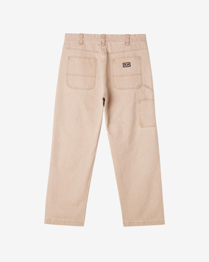 obey hardwork carpenter pant pigment warm taupe