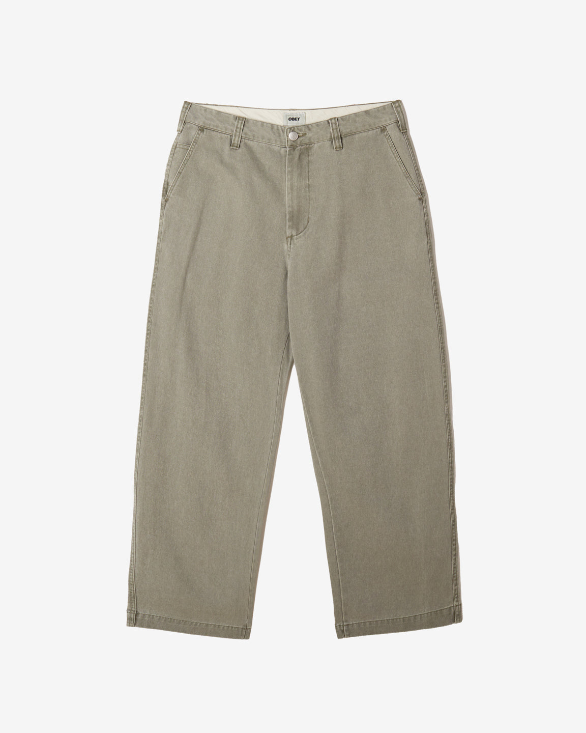 obey bigwig chino pant pigment tea leaf