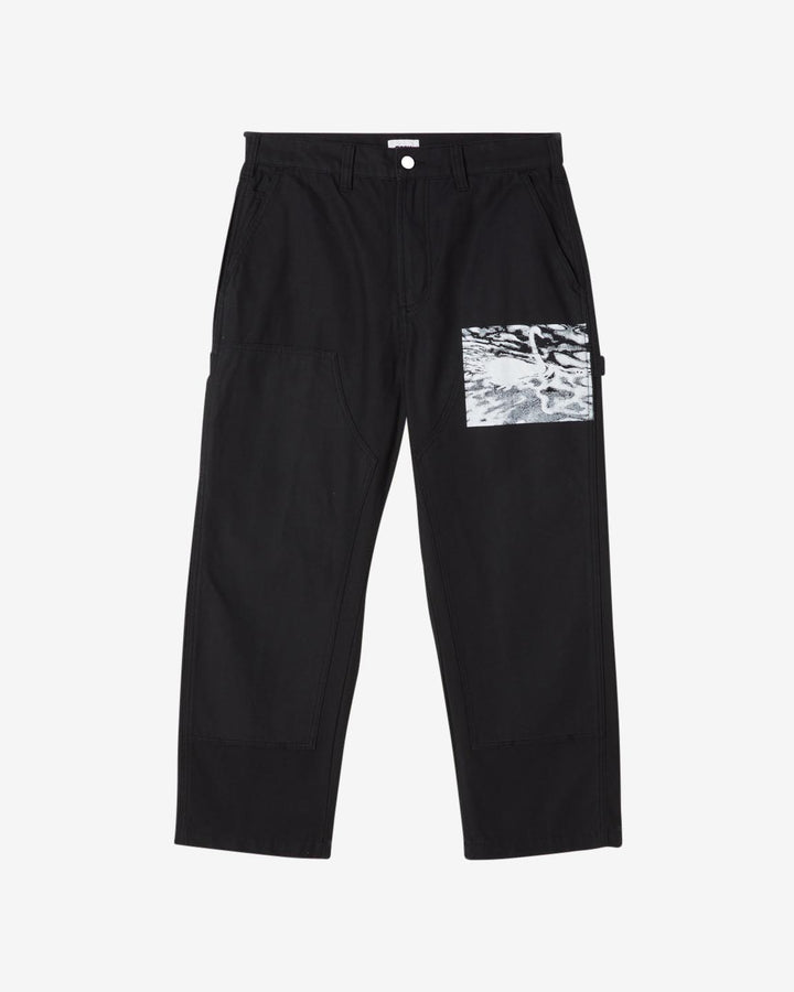 BIG TIMER PRINTED CARPENTER PANT BLACK 