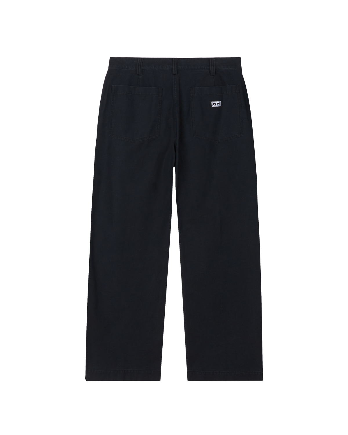 obey bigwig baggy utility pant anthracite faded wash