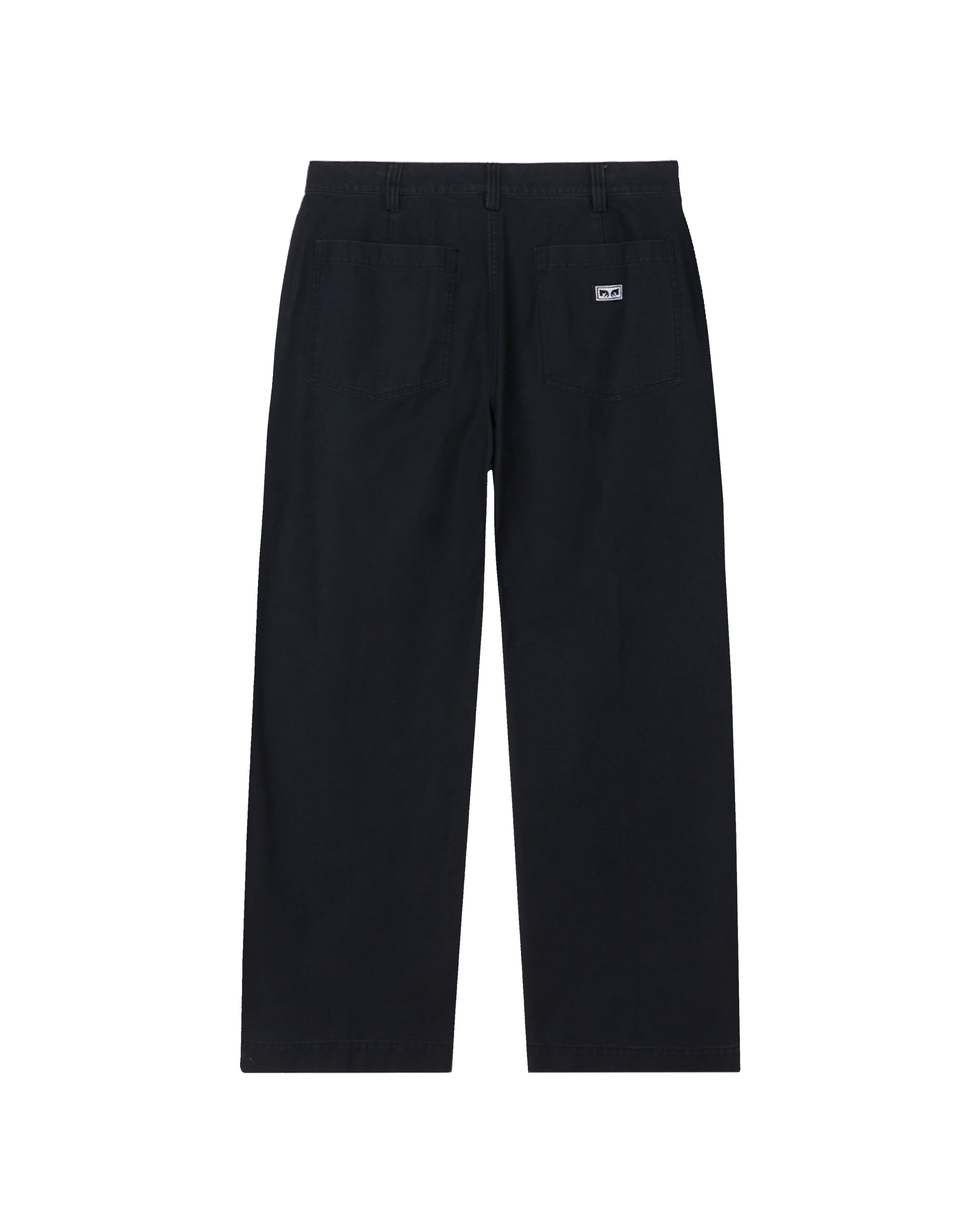 obey bigwig baggy utility pant anthracite faded wash