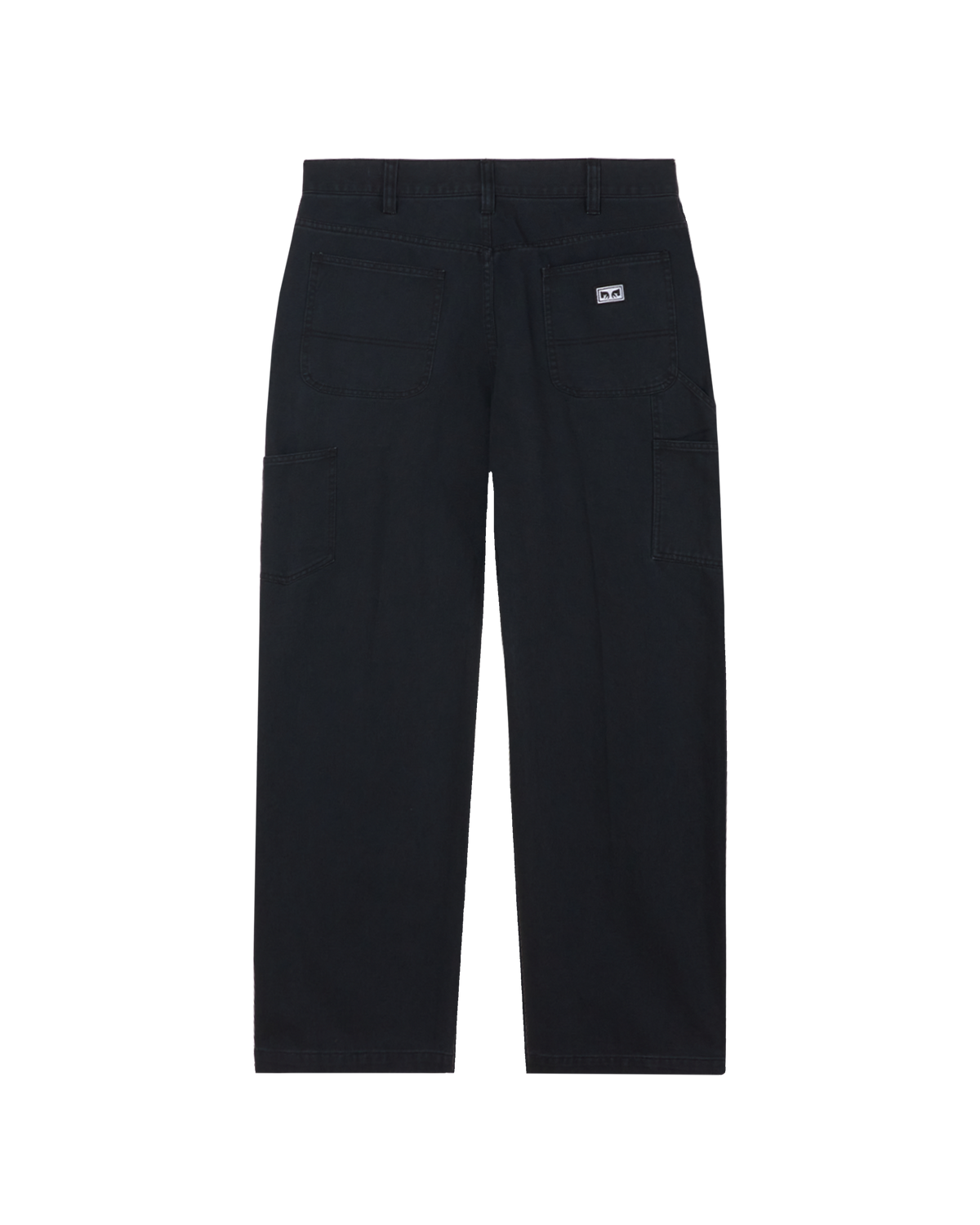 obey big timer carpenter pant anthracite faded wash