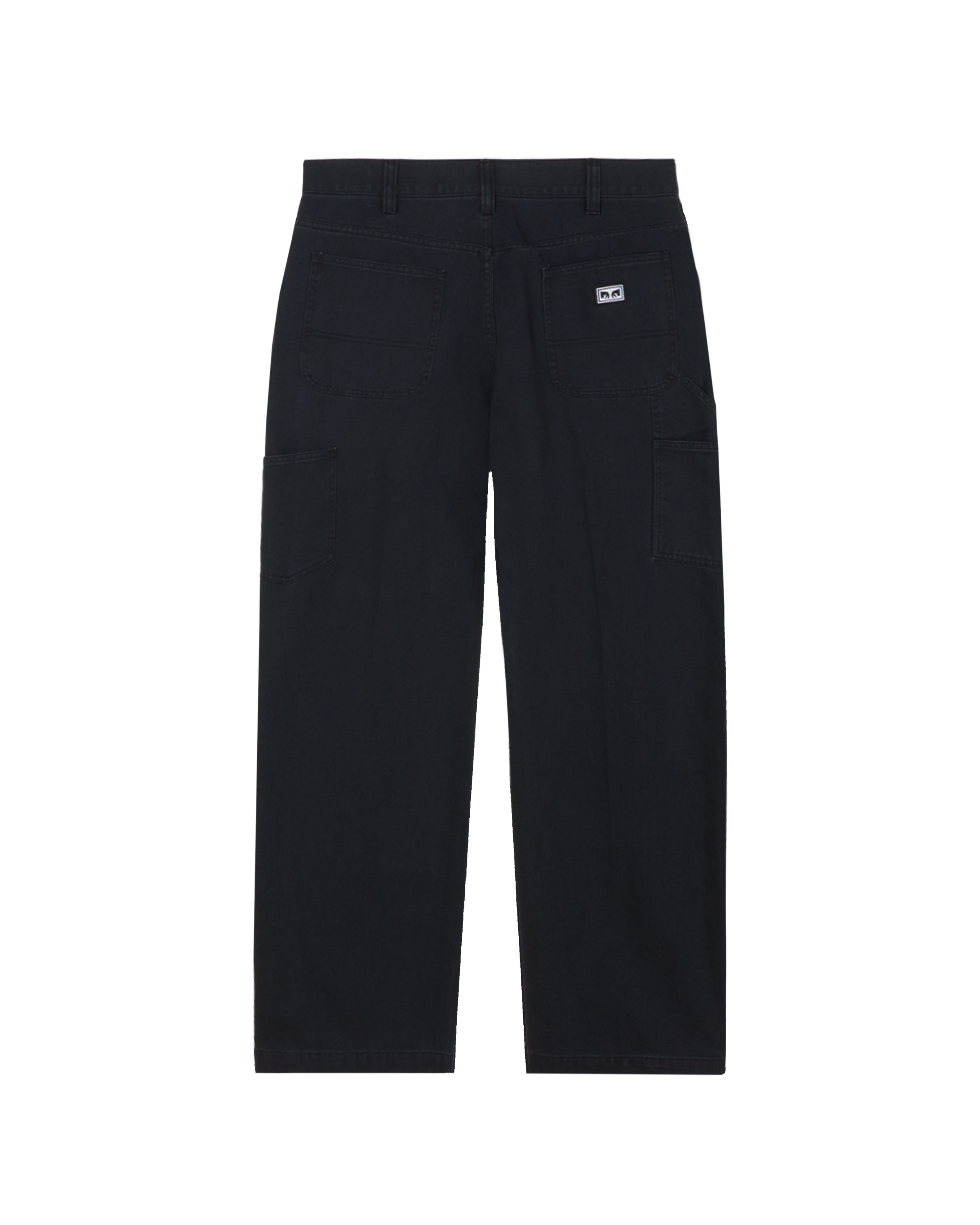 obey big timer carpenter pant anthracite faded wash