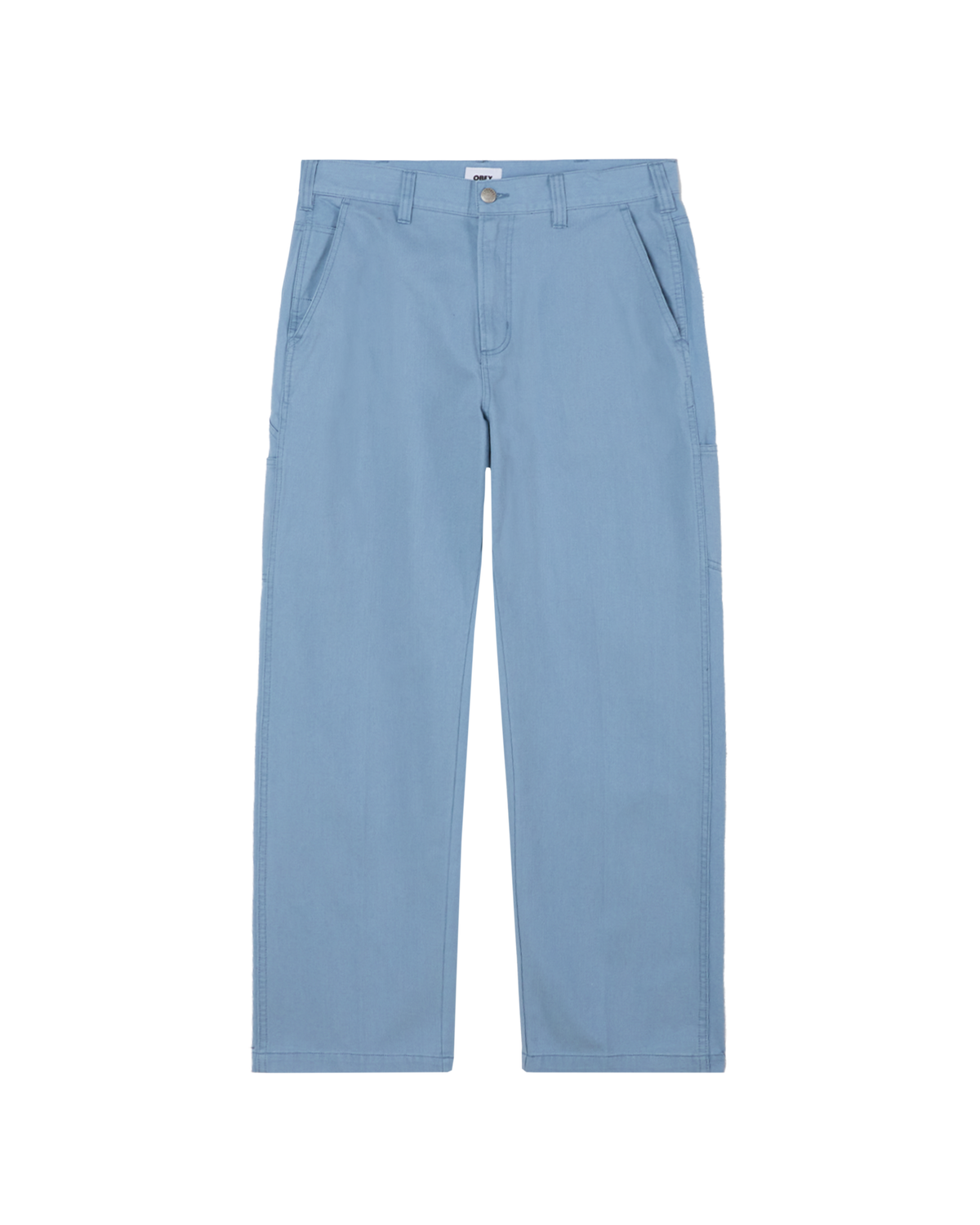 obey big timer carpenter pant coronet blue faded wash