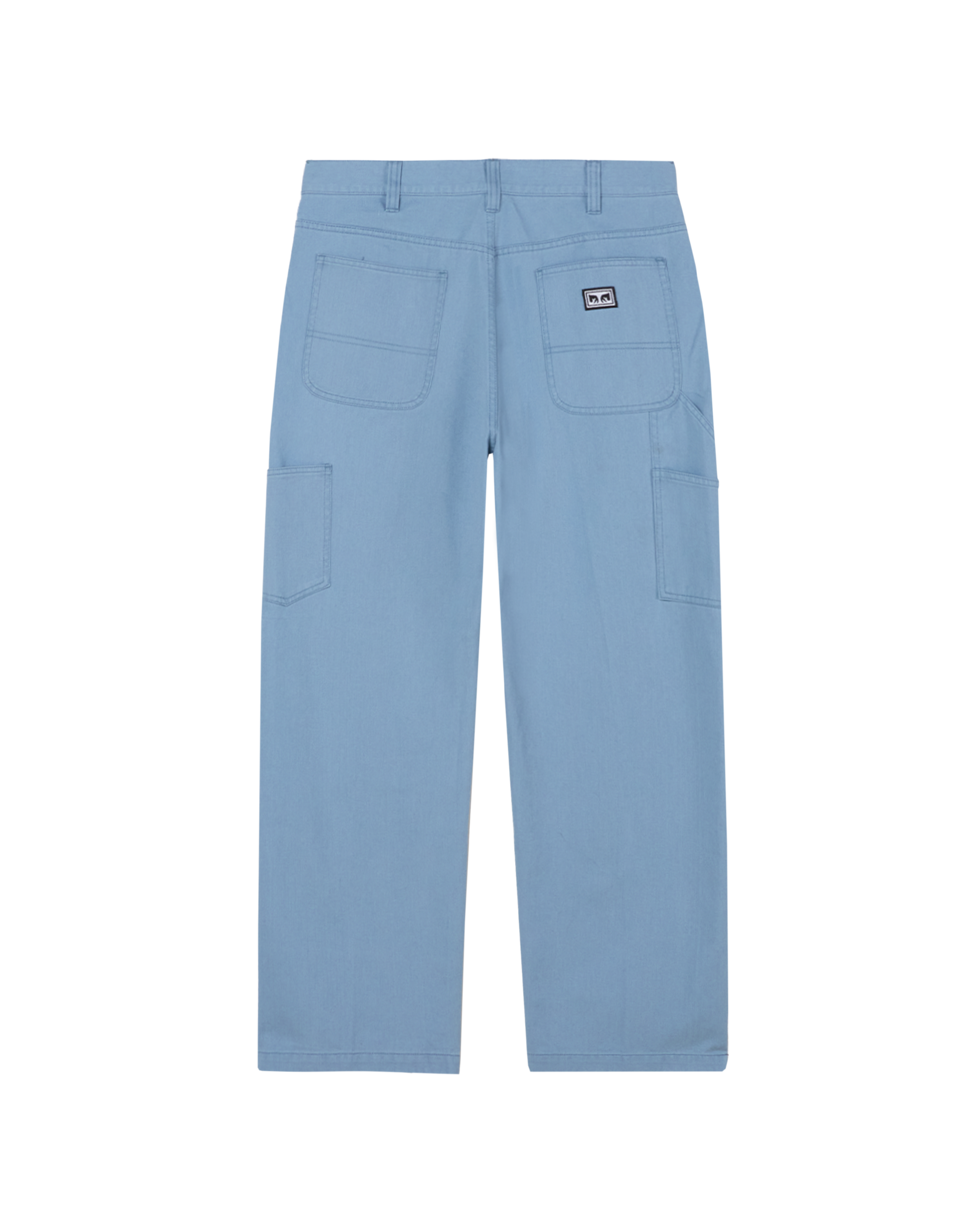 obey big timer carpenter pant coronet blue faded wash (zoomed)