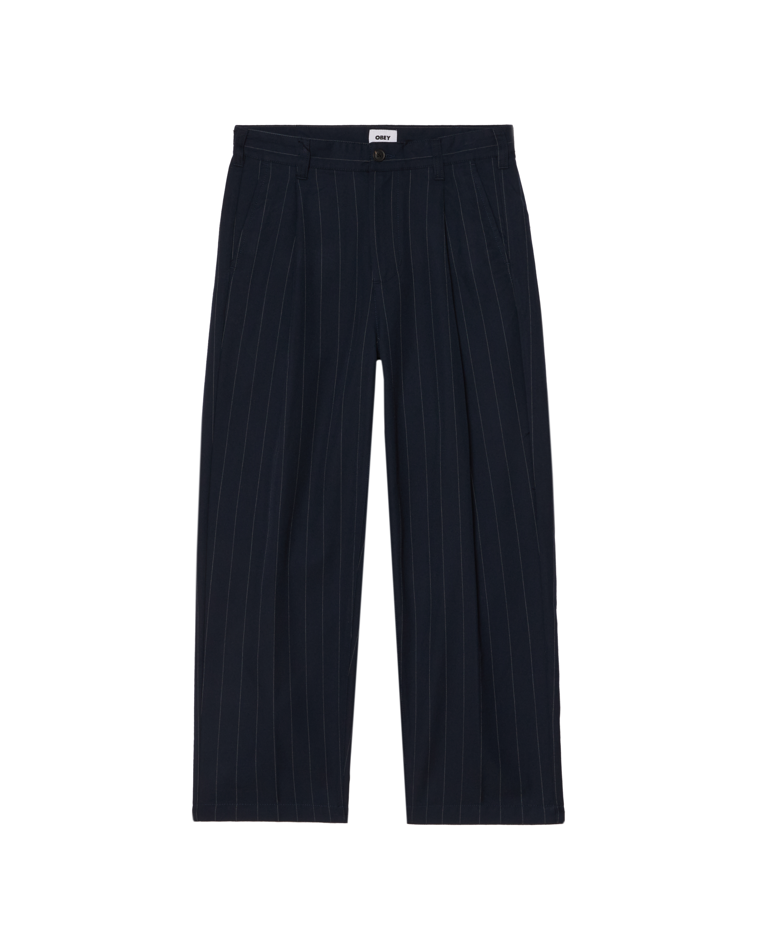 DEAN STRIPE PLEATED PANT (zoomed)