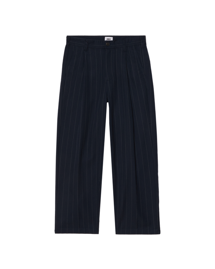 DEAN STRIPE PLEATED PANT