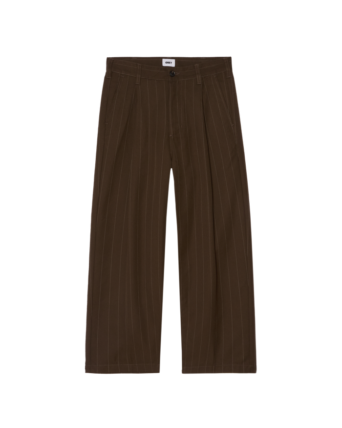 DEAN STRIPE PLEATED PANT