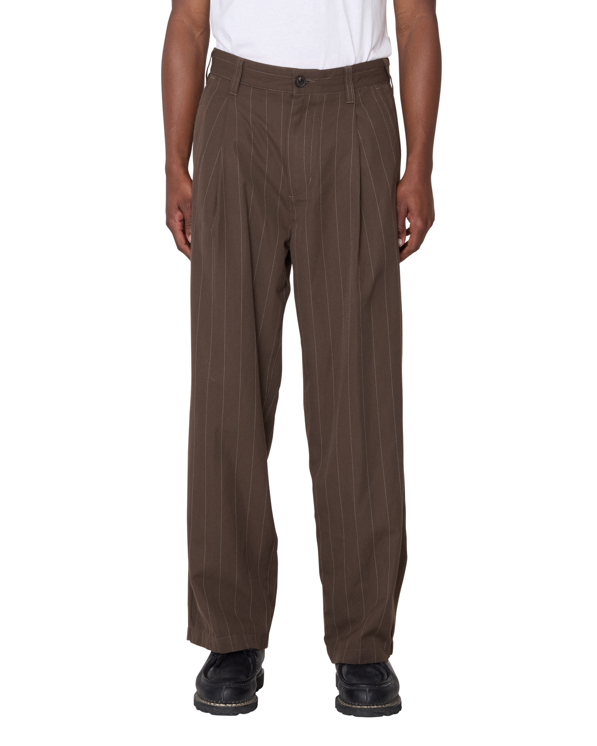 DEAN STRIPE PLEATED PANT