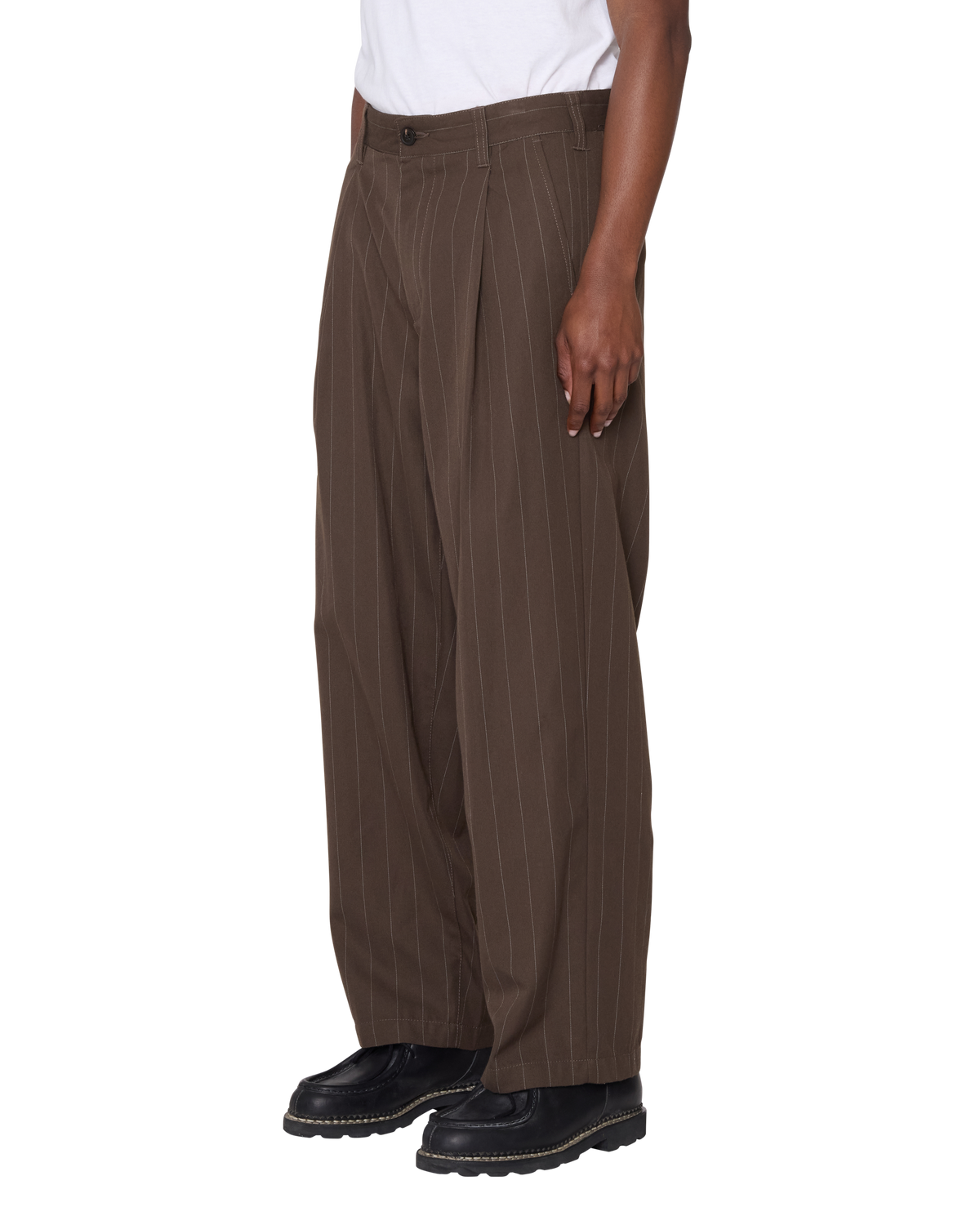 DEAN STRIPE PLEATED PANT